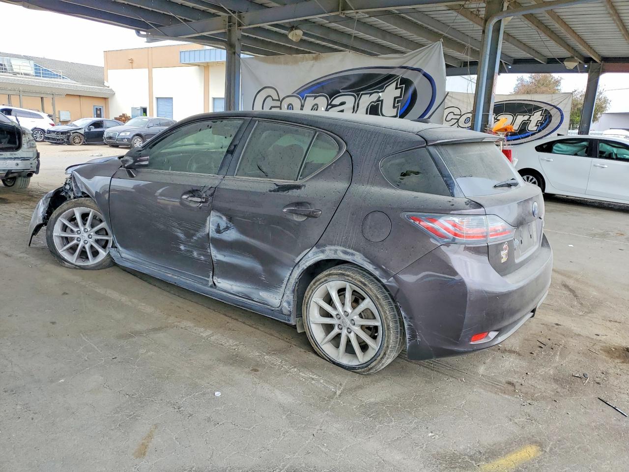 2013 Lexus Ct 200 Gray vin: JTHKD5BHXD2133502
