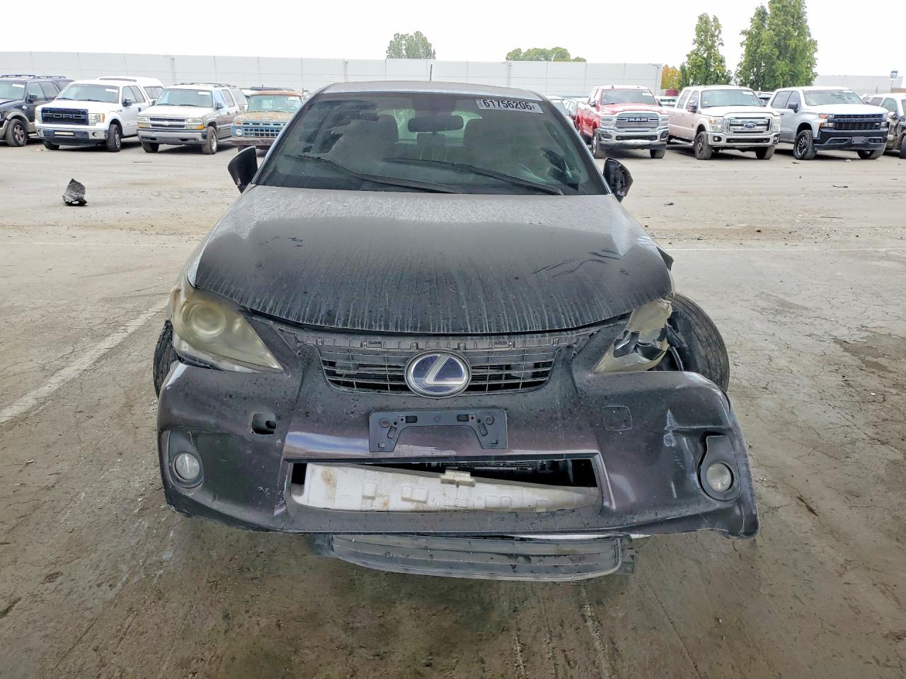 2013 Lexus Ct 200 Gray vin: JTHKD5BHXD2133502