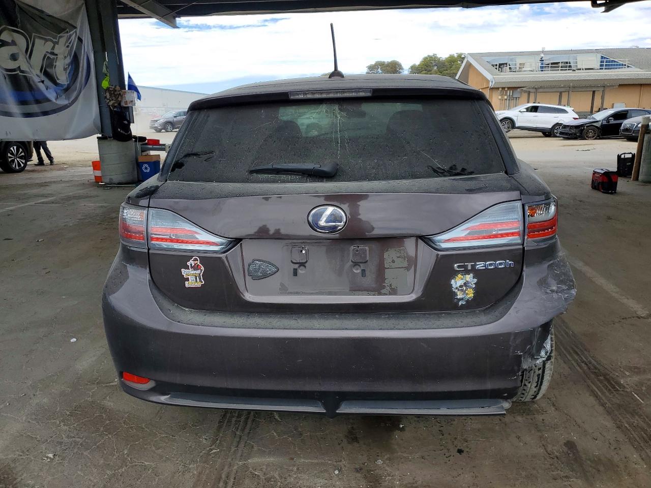 2013 Lexus Ct 200 Gray vin: JTHKD5BHXD2133502