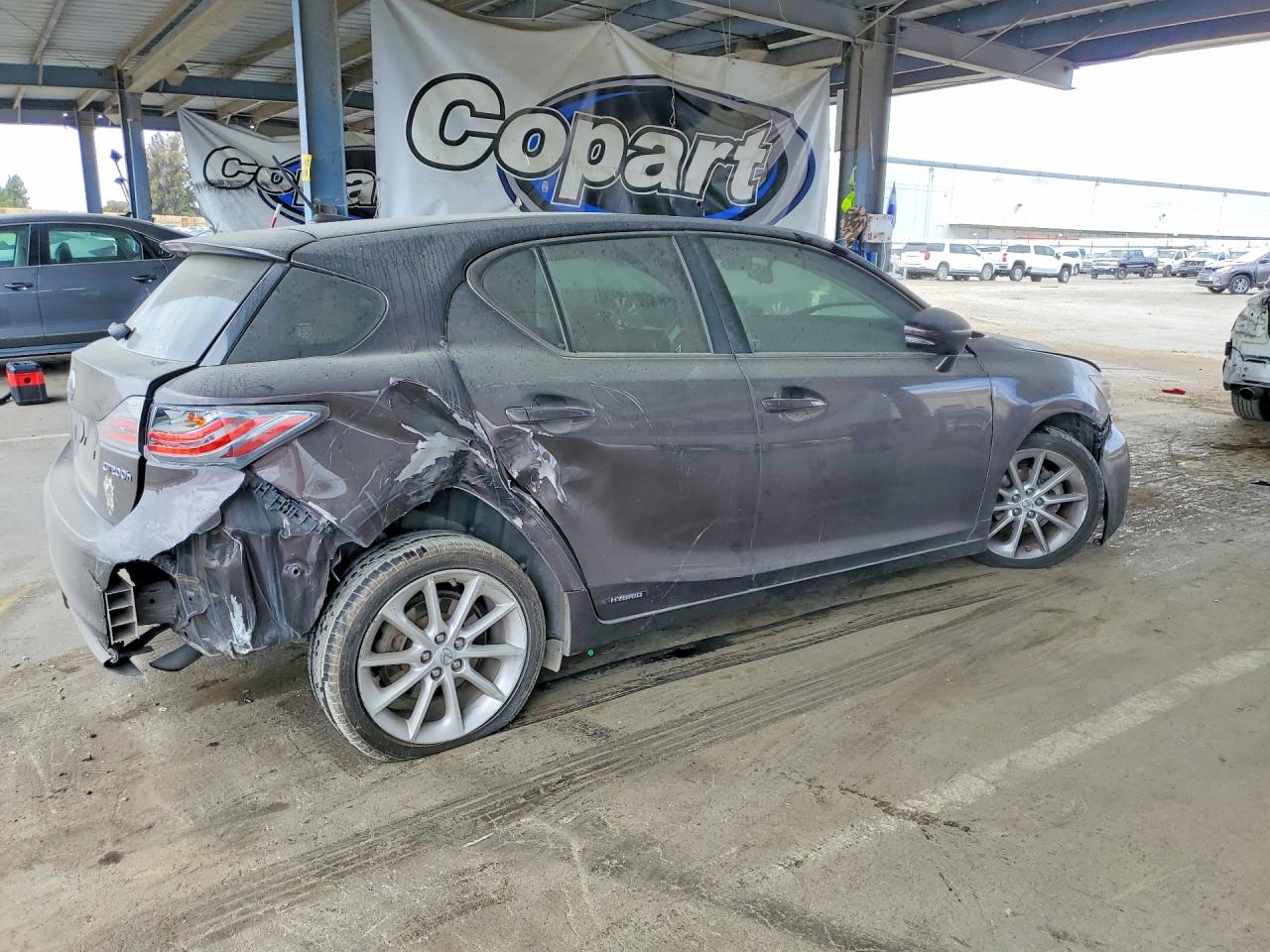 2013 Lexus Ct 200 Gray vin: JTHKD5BHXD2133502