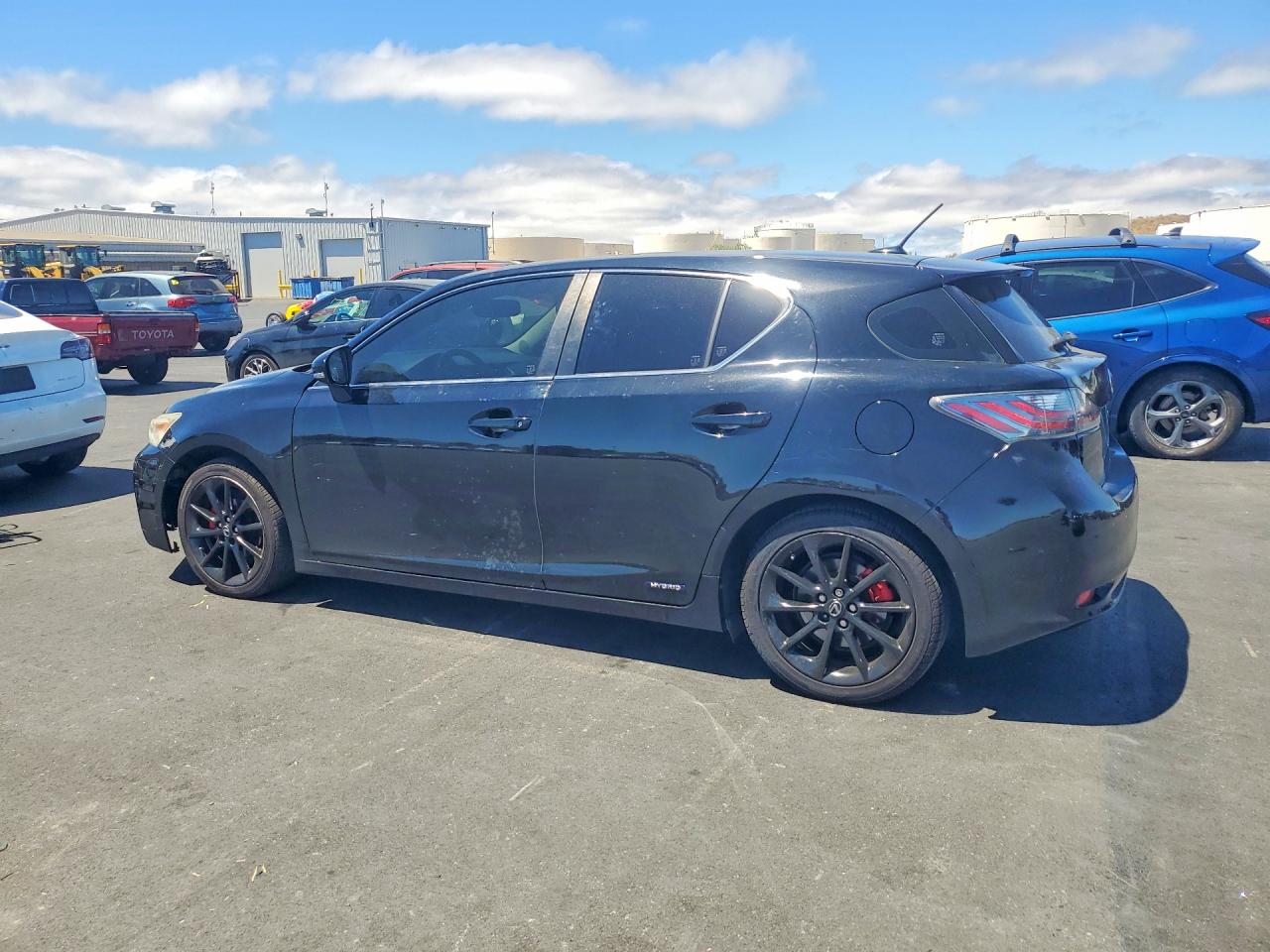 2013 Lexus Ct 200 Black vin: JTHKD5BHXD2134990