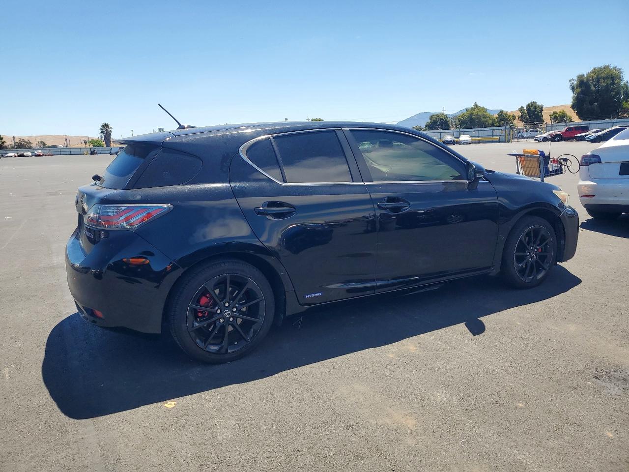 2013 Lexus Ct 200 Black vin: JTHKD5BHXD2134990