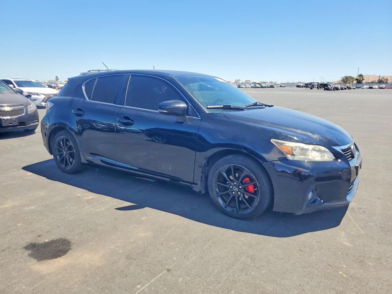 2013 Lexus Ct 200 Black vin: JTHKD5BHXD2134990