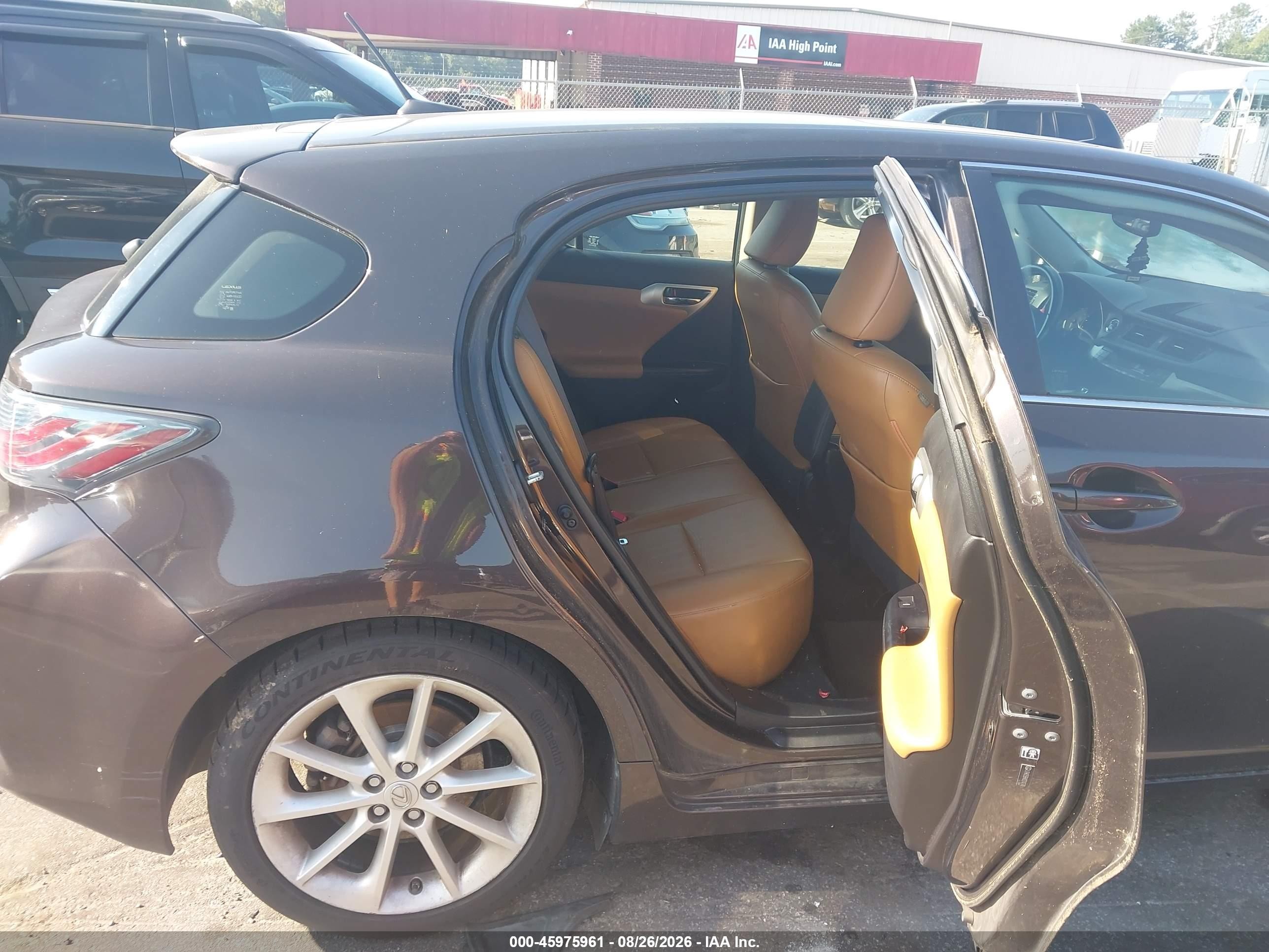 2013 Lexus Ct 200h Коричневый vin: JTHKD5BHXD2142748