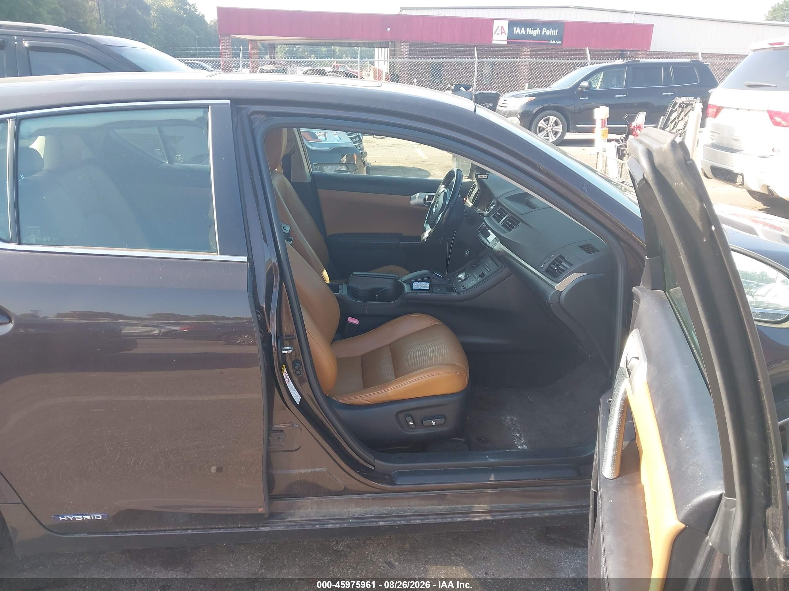 2013 Lexus Ct 200h Коричневый vin: JTHKD5BHXD2142748