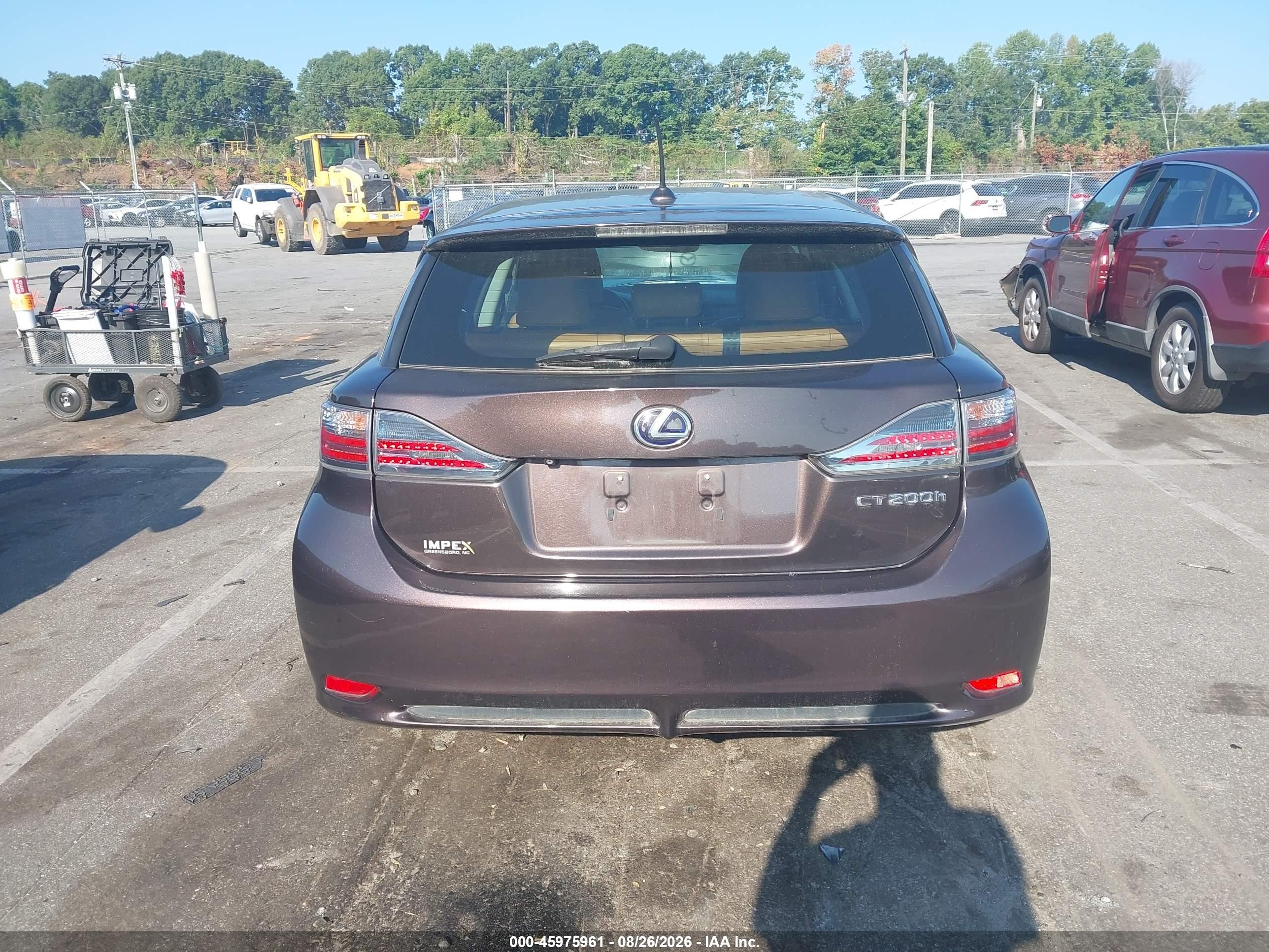 2013 Lexus Ct 200h Коричневый vin: JTHKD5BHXD2142748