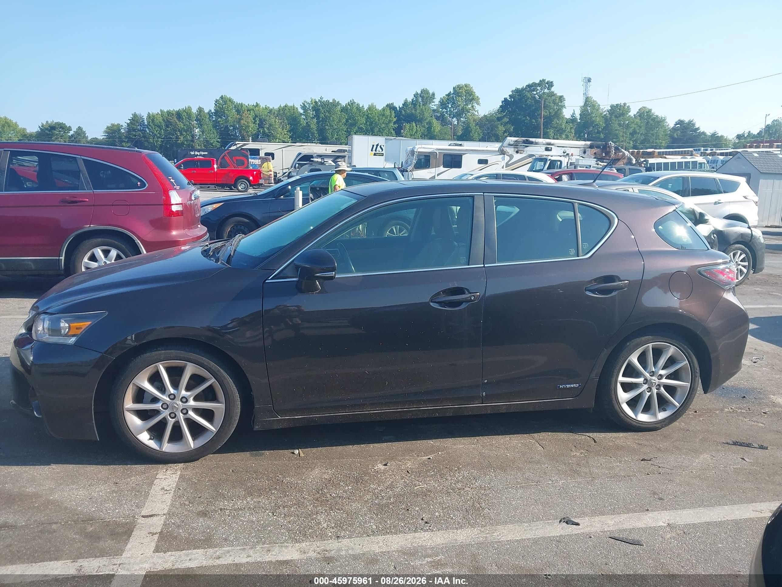 2013 Lexus Ct 200h Коричневый vin: JTHKD5BHXD2142748