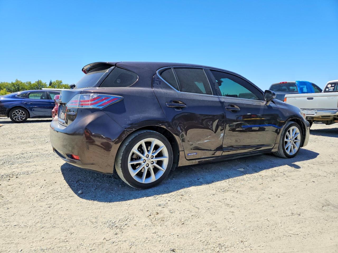 2013 Lexus Ct 200 Brown vin: JTHKD5BHXD2143592