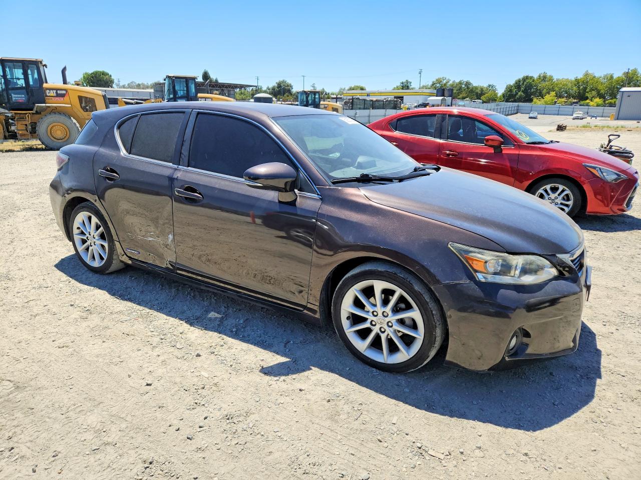 2013 Lexus Ct 200 Brown vin: JTHKD5BHXD2143592