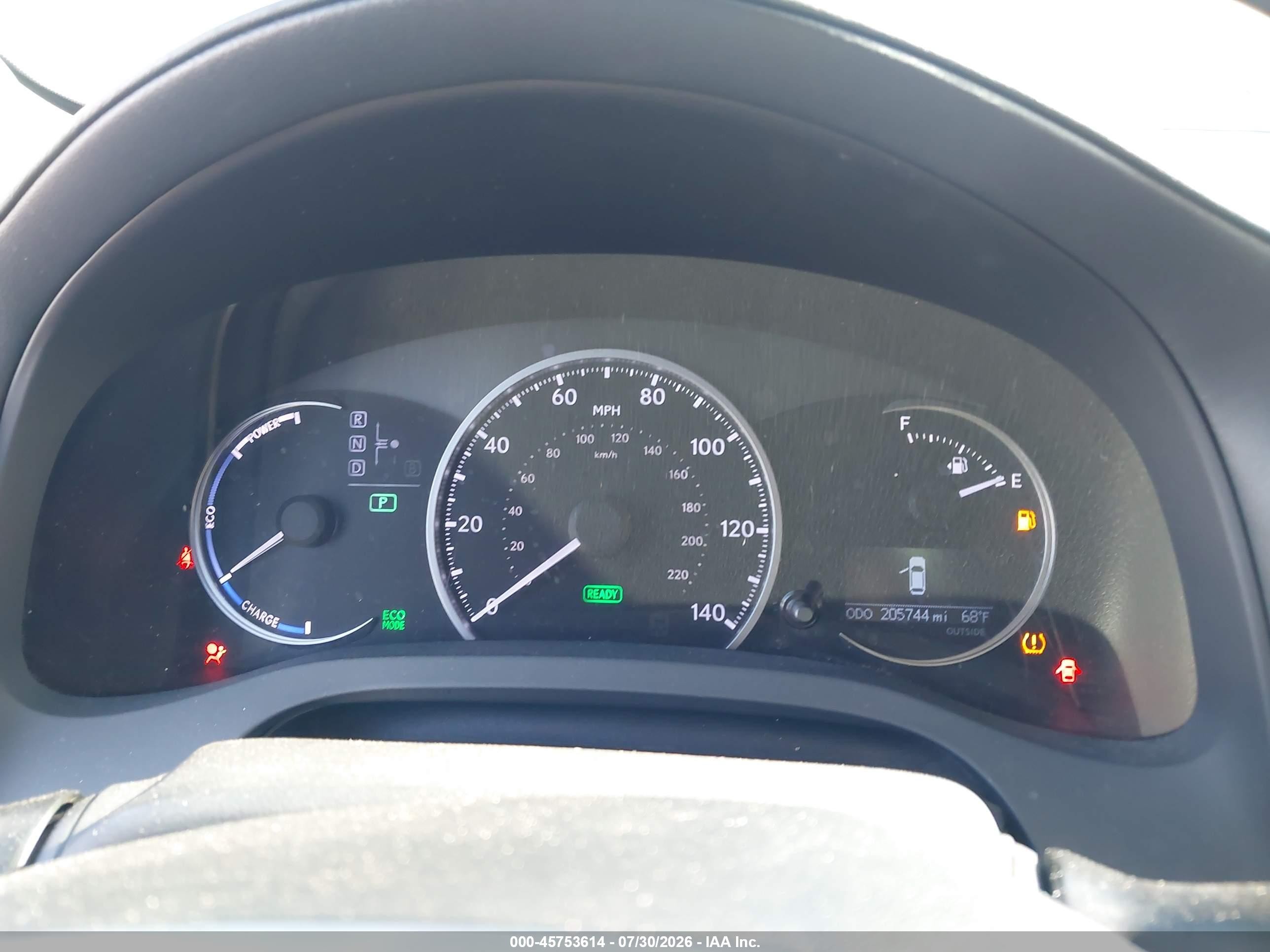 2013 Lexus Ct 200h Red vin: JTHKD5BHXD2148307