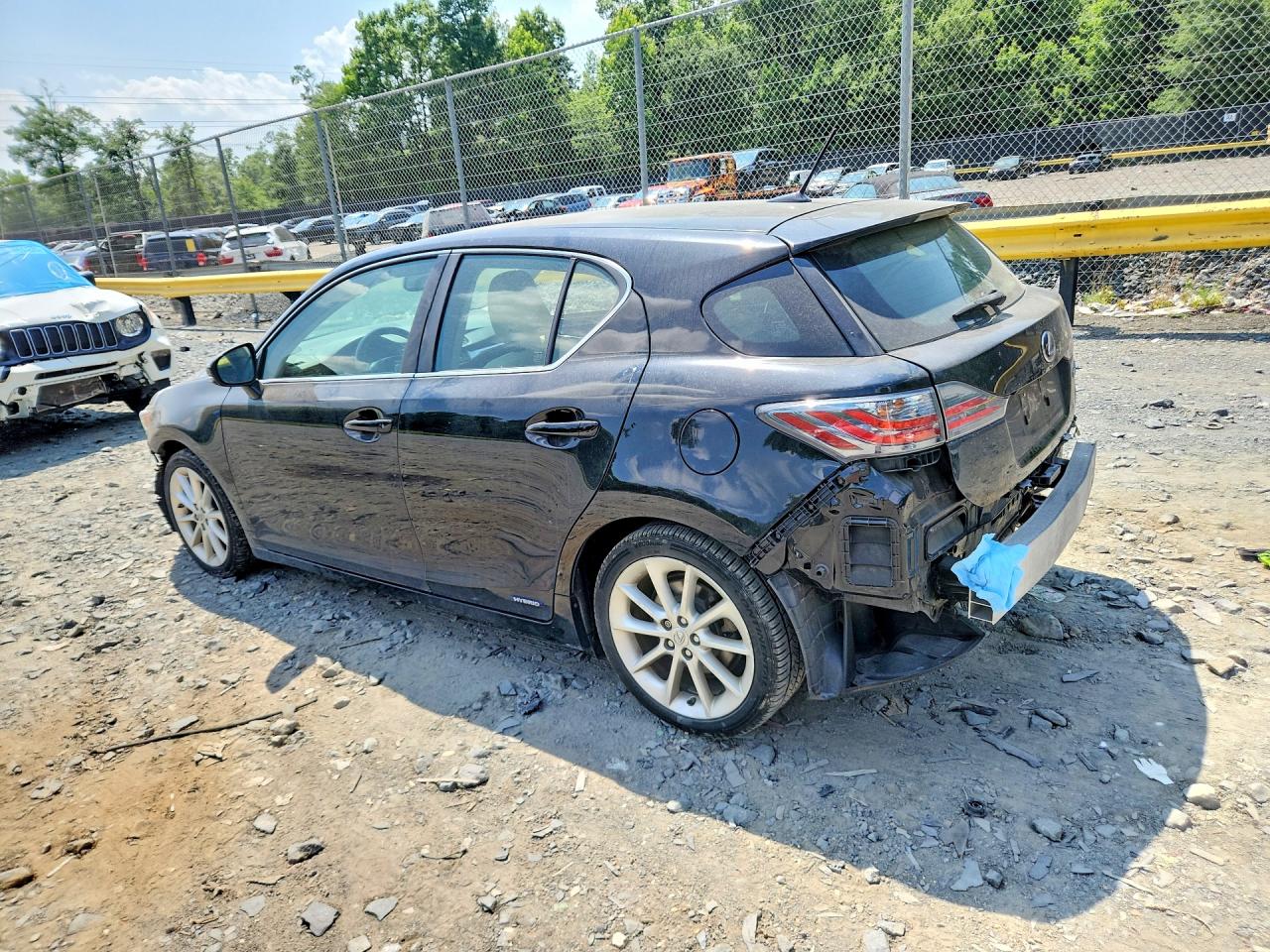 2013 Lexus Ct 200 Black vin: JTHKD5BHXD2162143