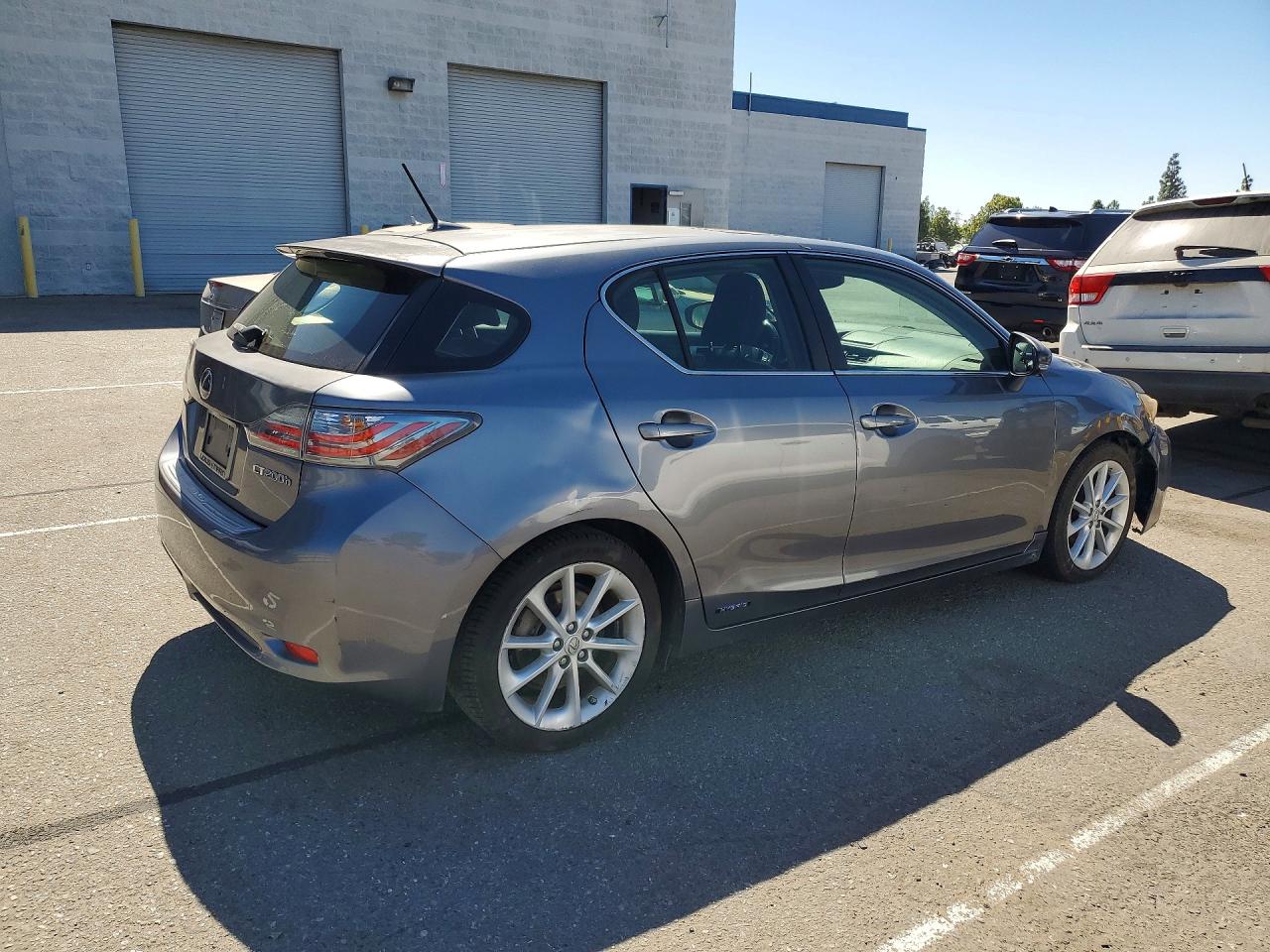 2013 Lexus Ct 200 Gray vin: JTHKD5BHXD2165771
