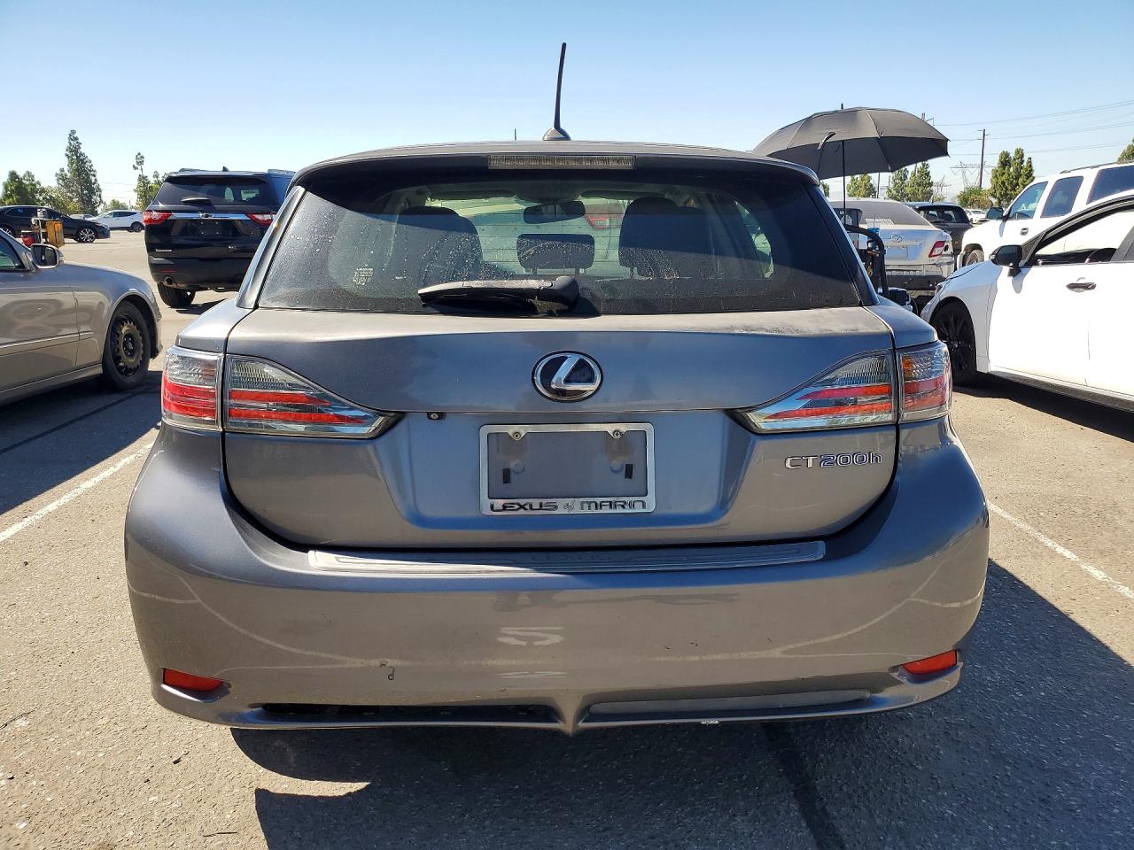2013 Lexus Ct 200 Gray vin: JTHKD5BHXD2165771