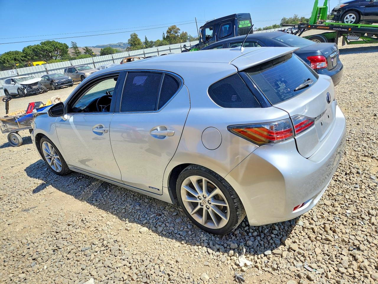 2013 Lexus Ct 200 Silver vin: JTHKD5BHXD2166256