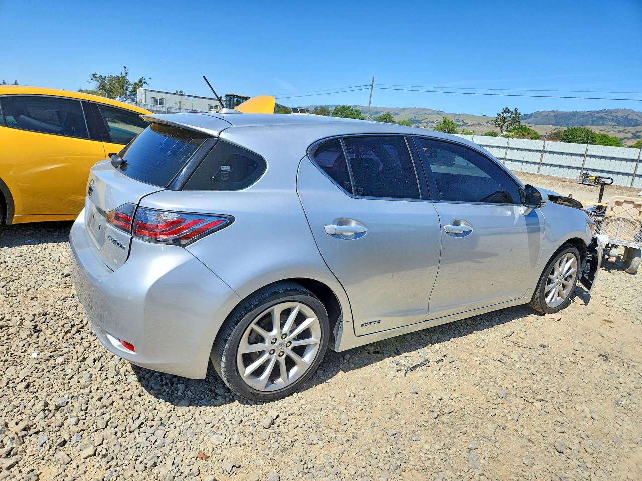 2013 Lexus Ct 200 Silver vin: JTHKD5BHXD2166256