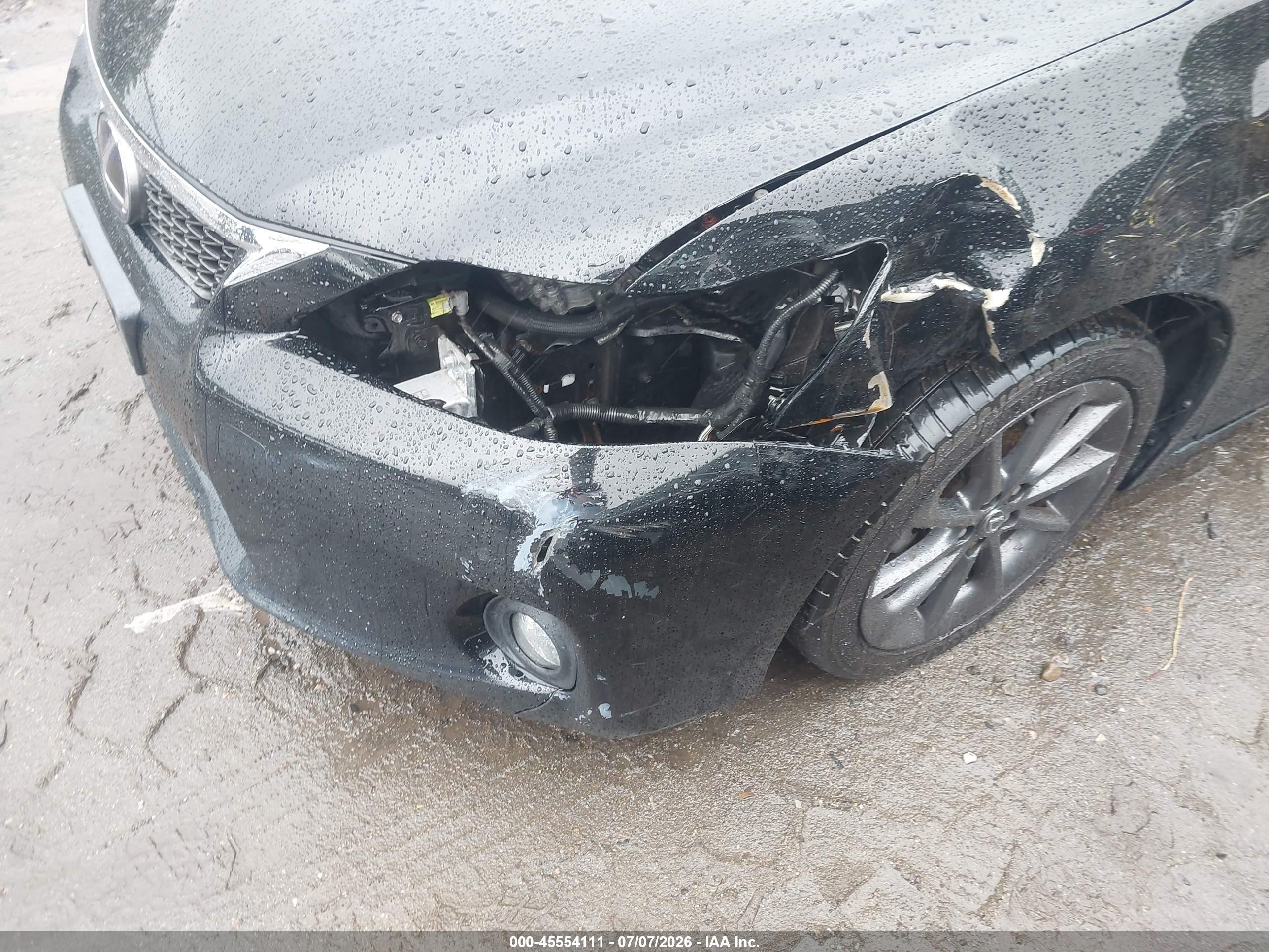 2013 Lexus Ct 200h   Black vin: JTHKD5BHXD2171053