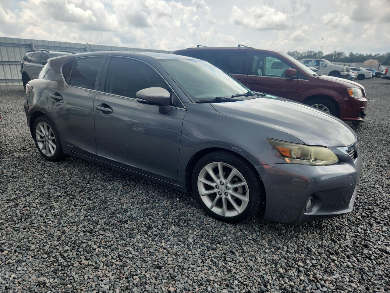 2013 Lexus Ct 200 Gray vin: JTHKD5BHXD2172395