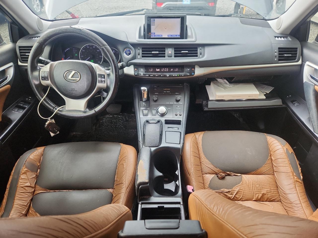2013 Lexus Ct 200 Gray vin: JTHKD5BHXD2172395