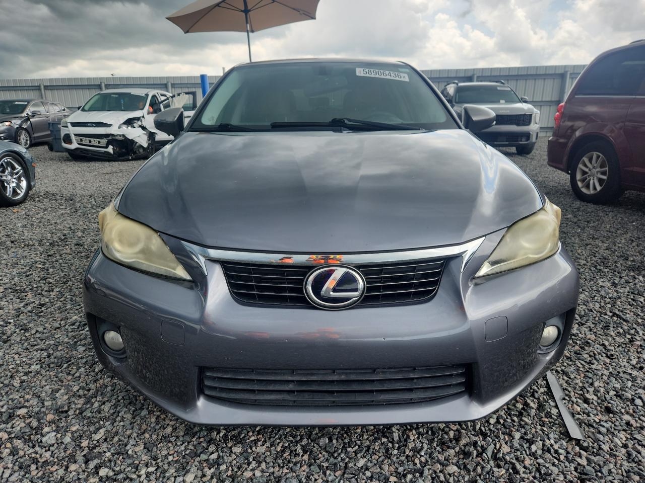 2013 Lexus Ct 200 Gray vin: JTHKD5BHXD2172395