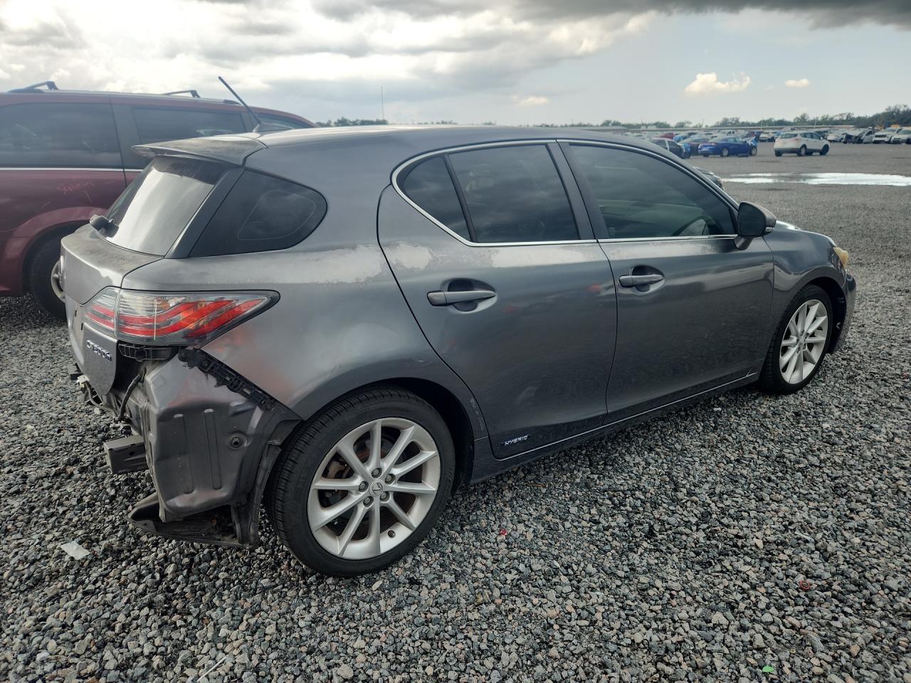 2013 Lexus Ct 200 Gray vin: JTHKD5BHXD2172395