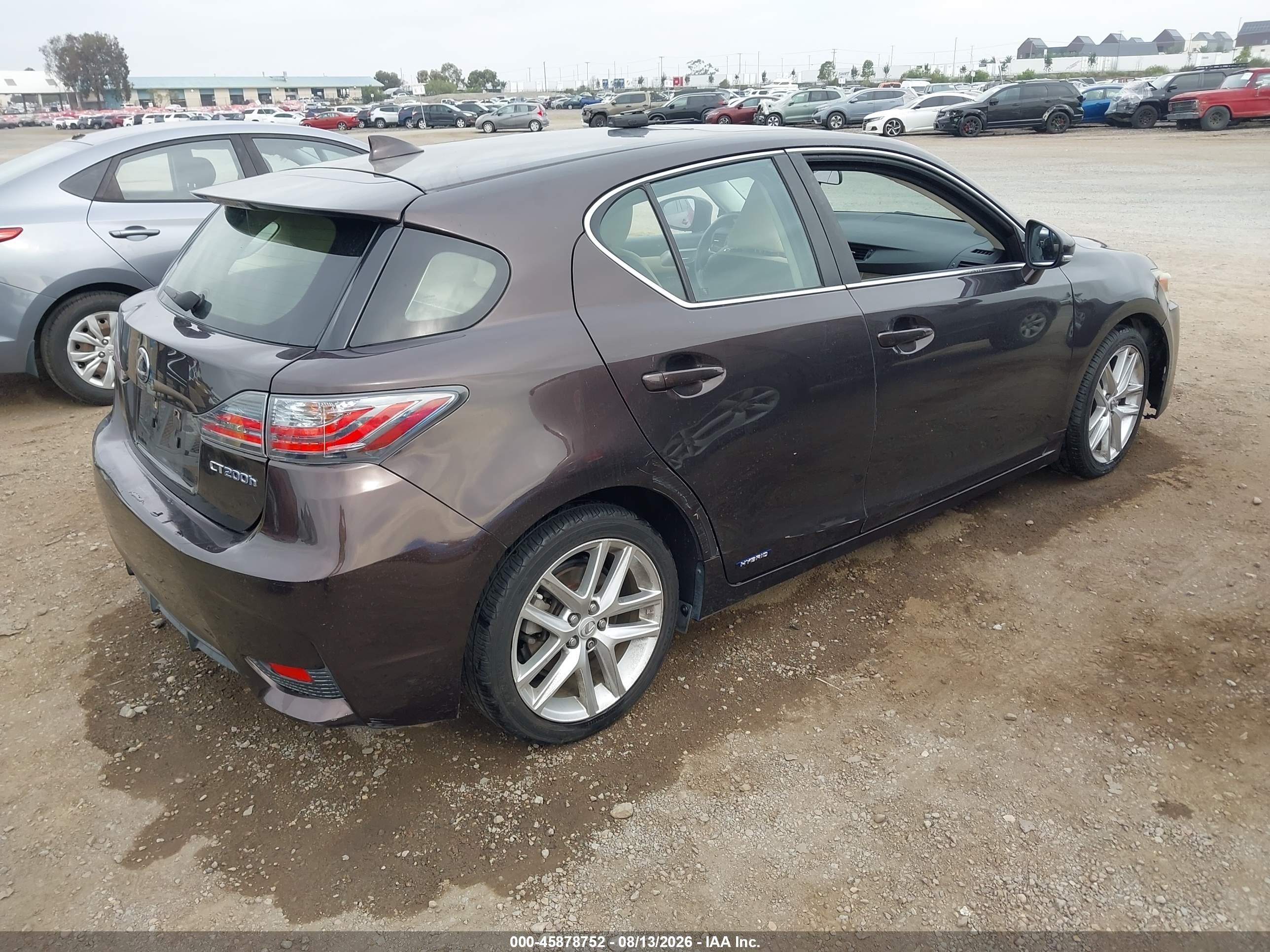 2014 Lexus Ct 200h   Черный vin: JTHKD5BHXE2178036