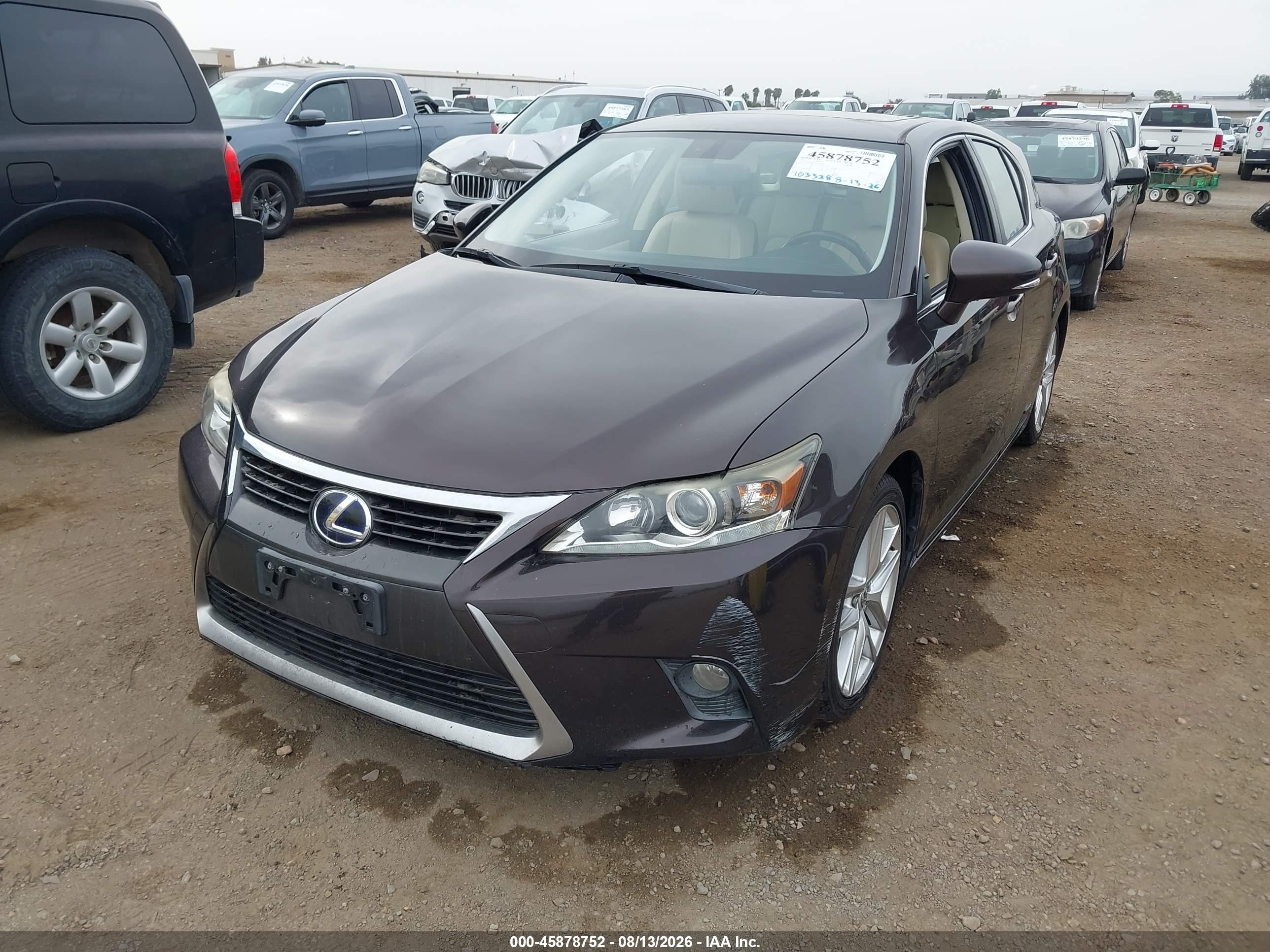 2014 Lexus Ct 200h   Черный vin: JTHKD5BHXE2178036