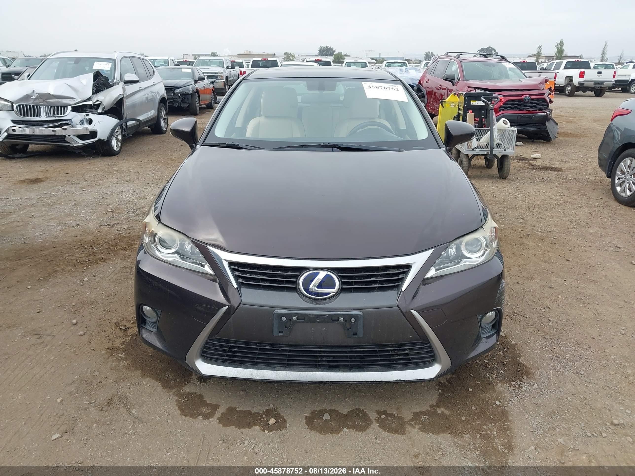 2014 Lexus Ct 200h   Черный vin: JTHKD5BHXE2178036