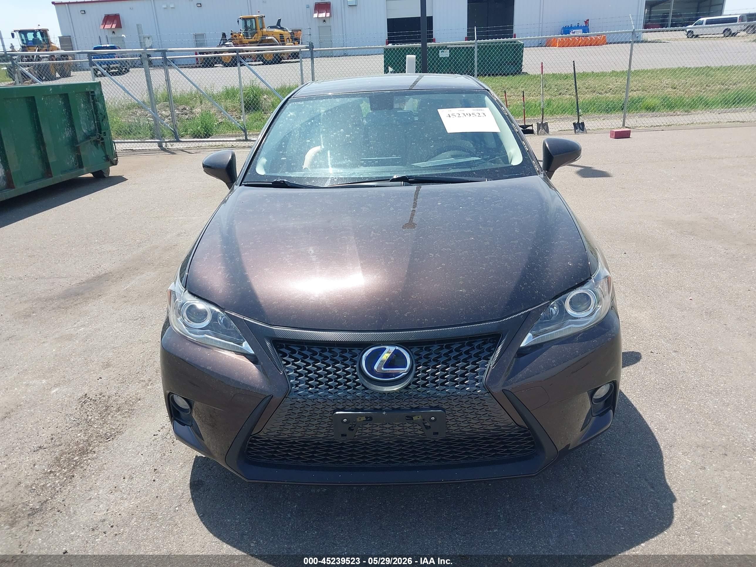 2014 Lexus Ct 200h   Brown vin: JTHKD5BHXE2194382