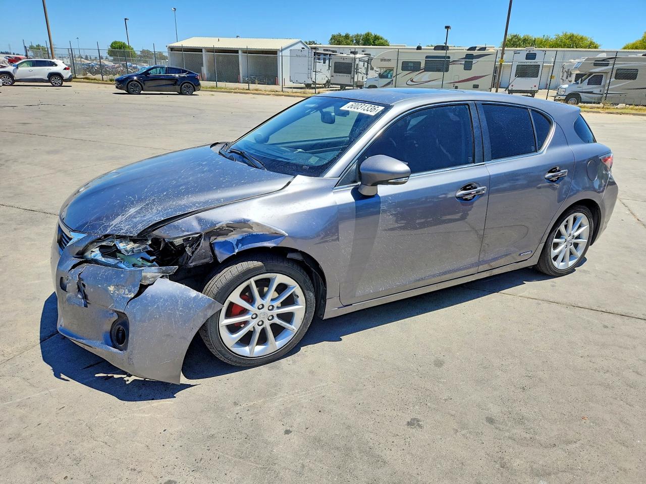 2014 Lexus Ct 200 Gray vin: JTHKD5BHXE2196584