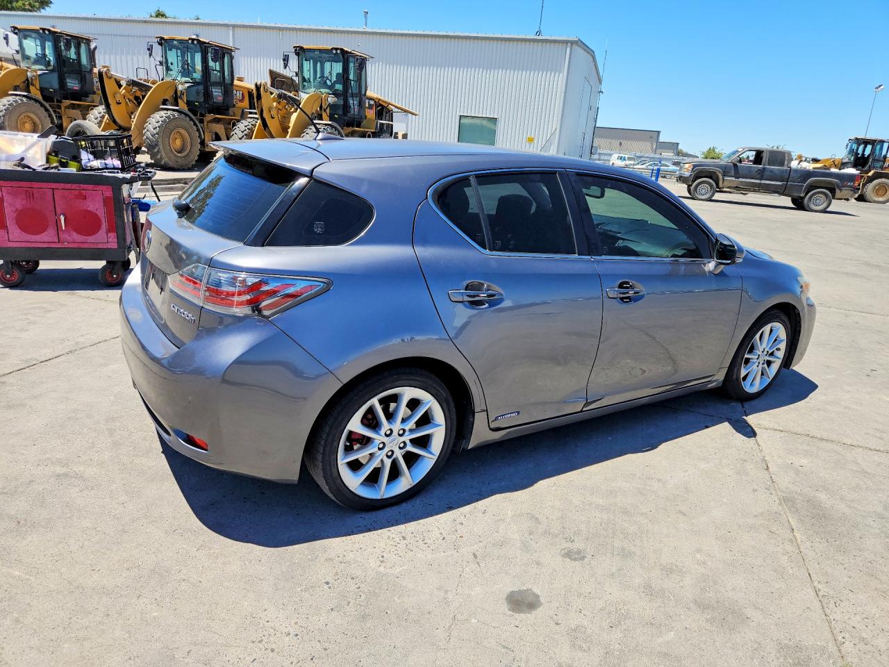 2014 Lexus Ct 200 Gray vin: JTHKD5BHXE2196584