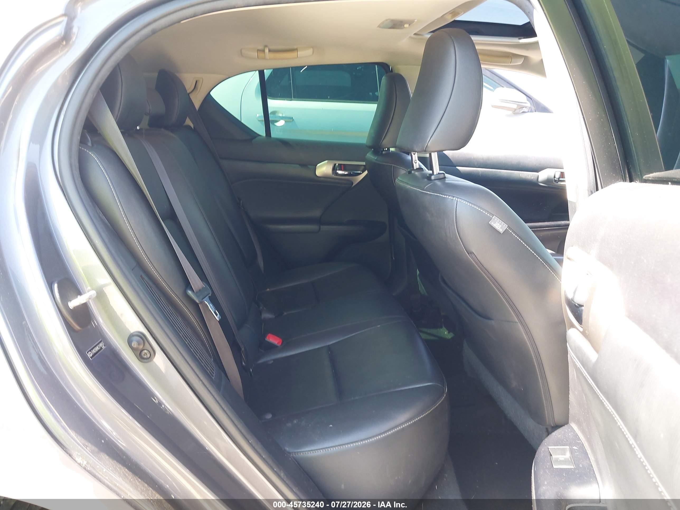 2014 Lexus Ct 200h   Gray vin: JTHKD5BHXE2198903