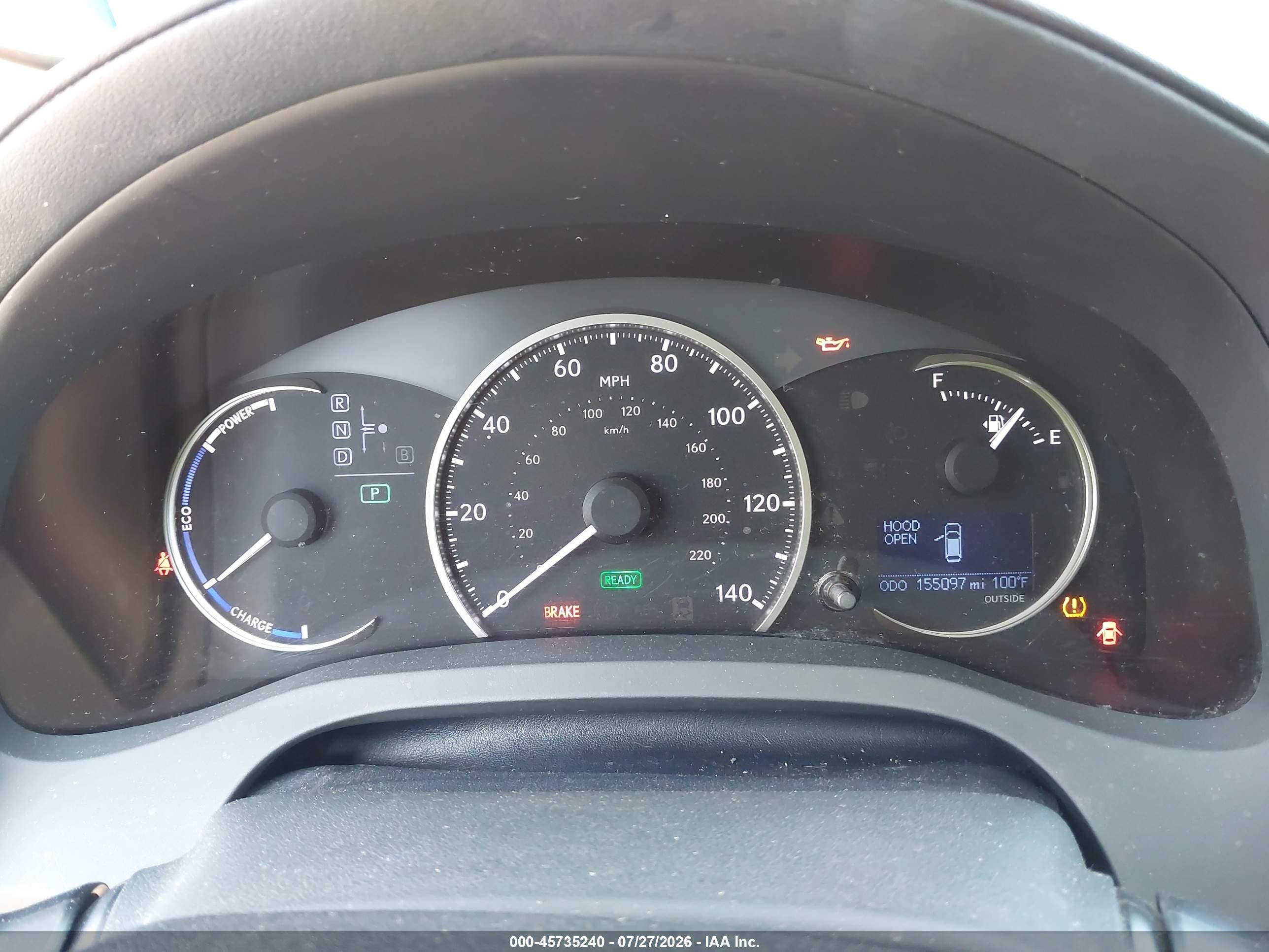 2014 Lexus Ct 200h   Gray vin: JTHKD5BHXE2198903