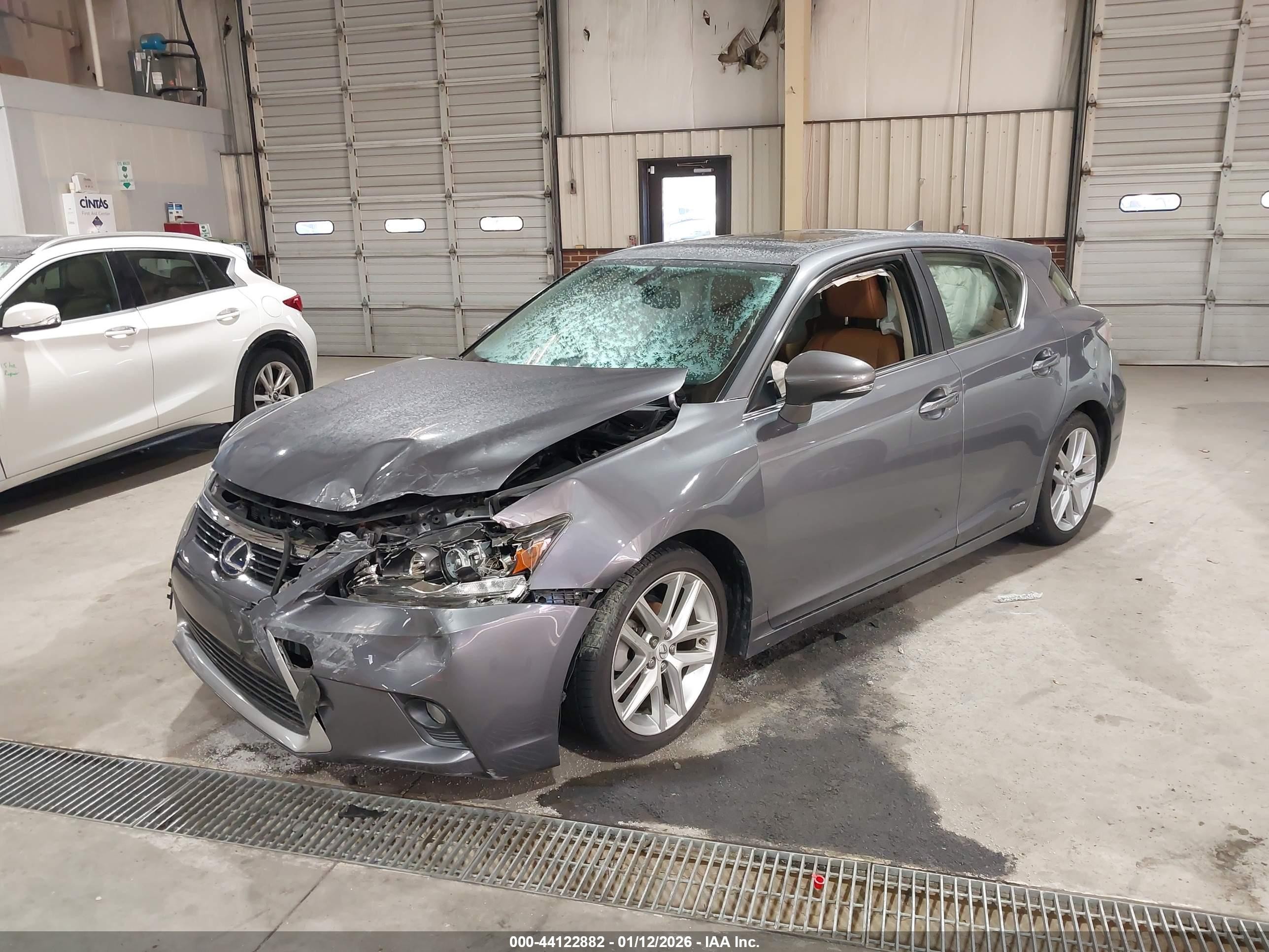 2015 Lexus Ct 200h   Gray vin: JTHKD5BHXF2220836