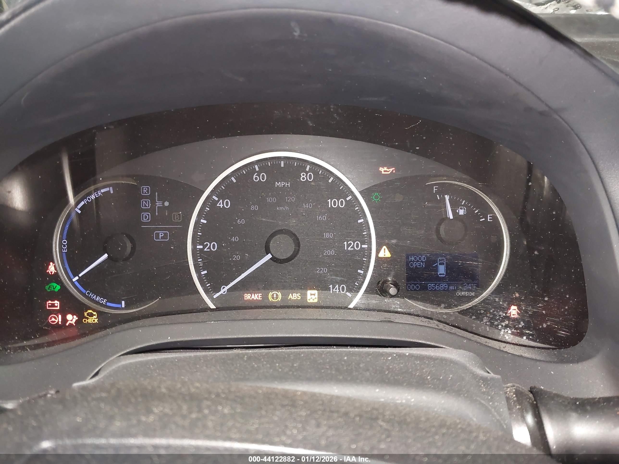 2015 Lexus Ct 200h   Gray vin: JTHKD5BHXF2220836