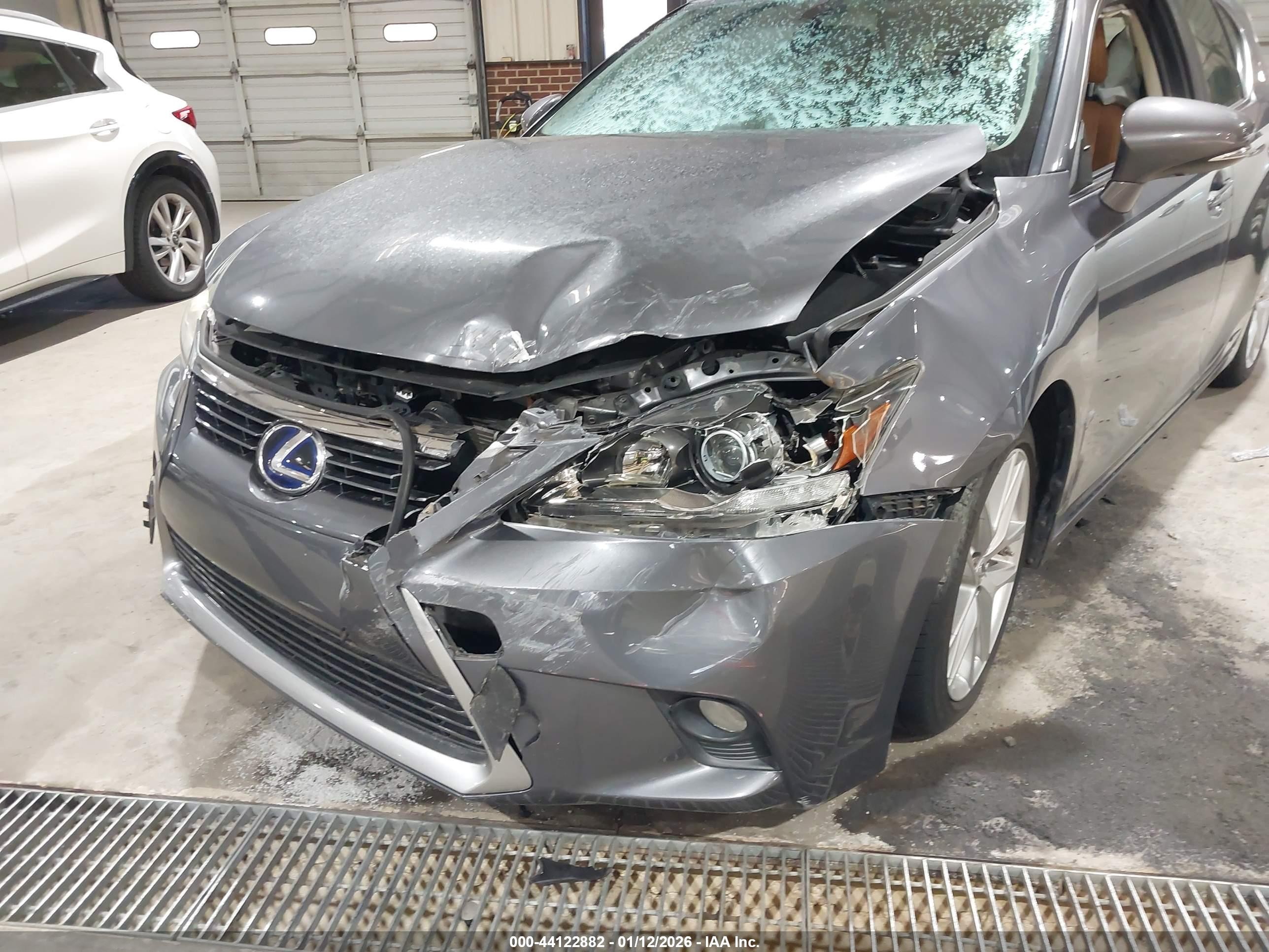 2015 Lexus Ct 200h   Gray vin: JTHKD5BHXF2220836