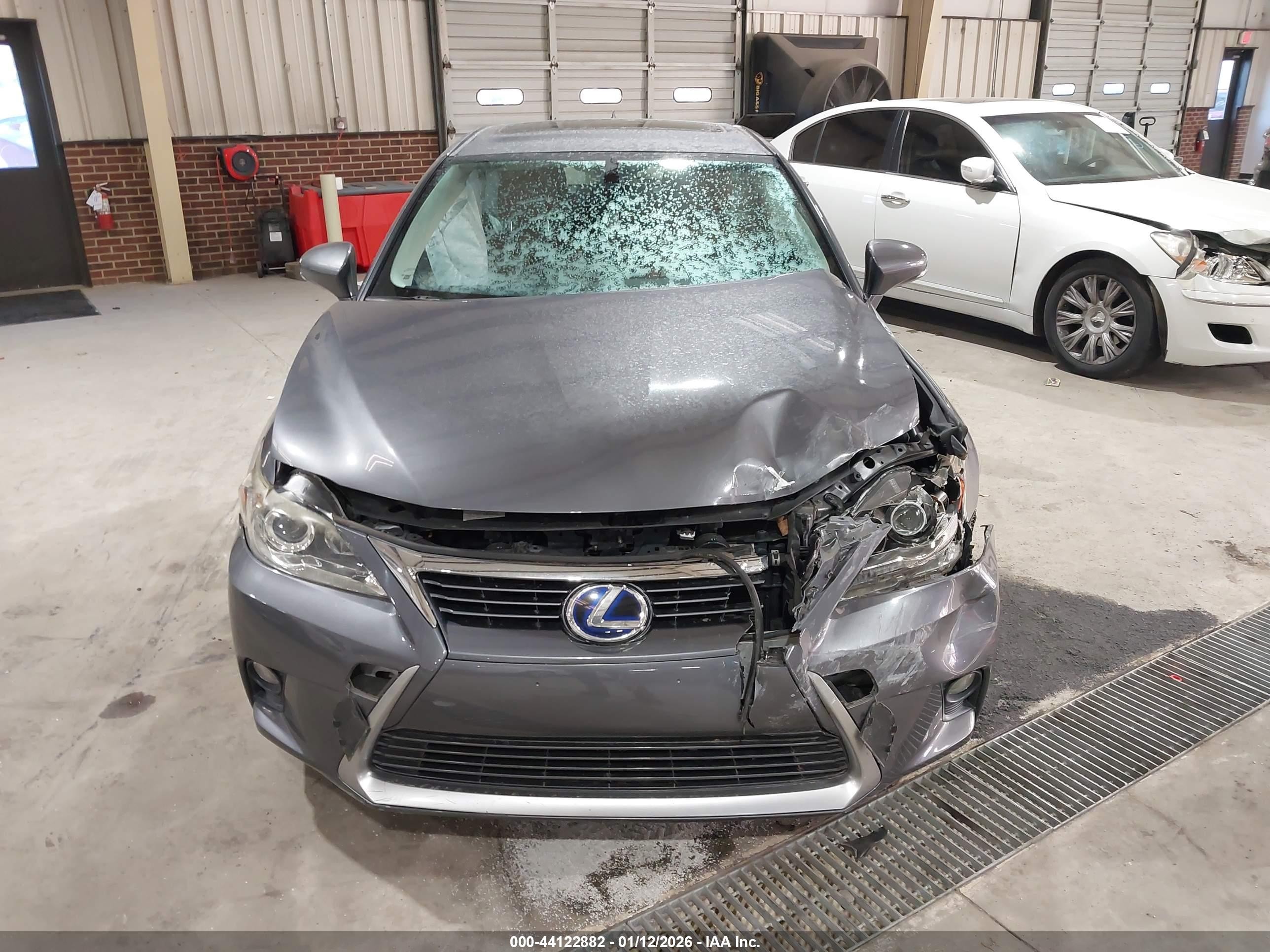 2015 Lexus Ct 200h   Gray vin: JTHKD5BHXF2220836
