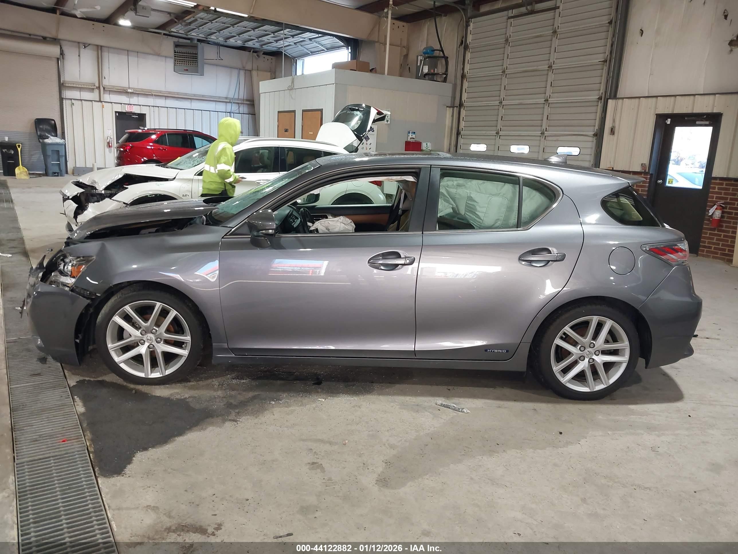 2015 Lexus Ct 200h   Gray vin: JTHKD5BHXF2220836