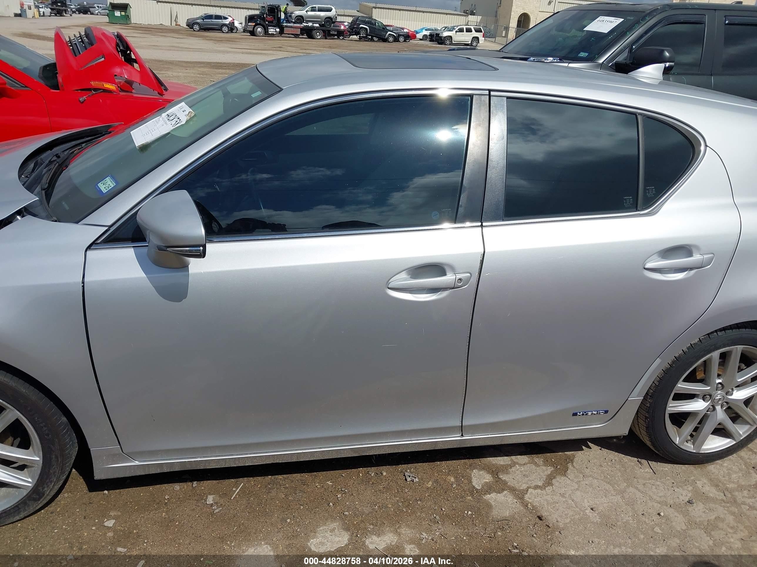 2015 Lexus Ct 200h Silver vin: JTHKD5BHXF2225888