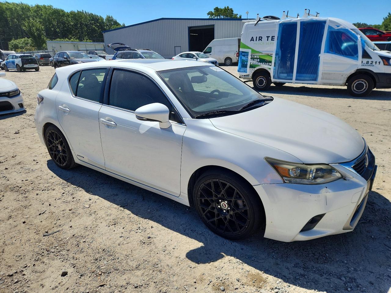 2015 Lexus Ct 200 White vin: JTHKD5BHXF2226054