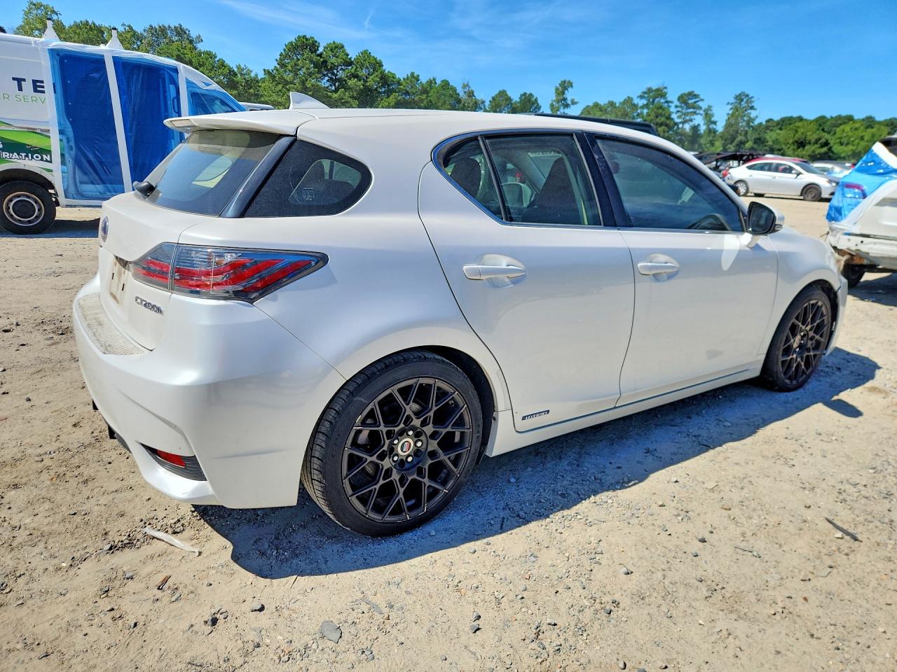 2015 Lexus Ct 200 White vin: JTHKD5BHXF2226054