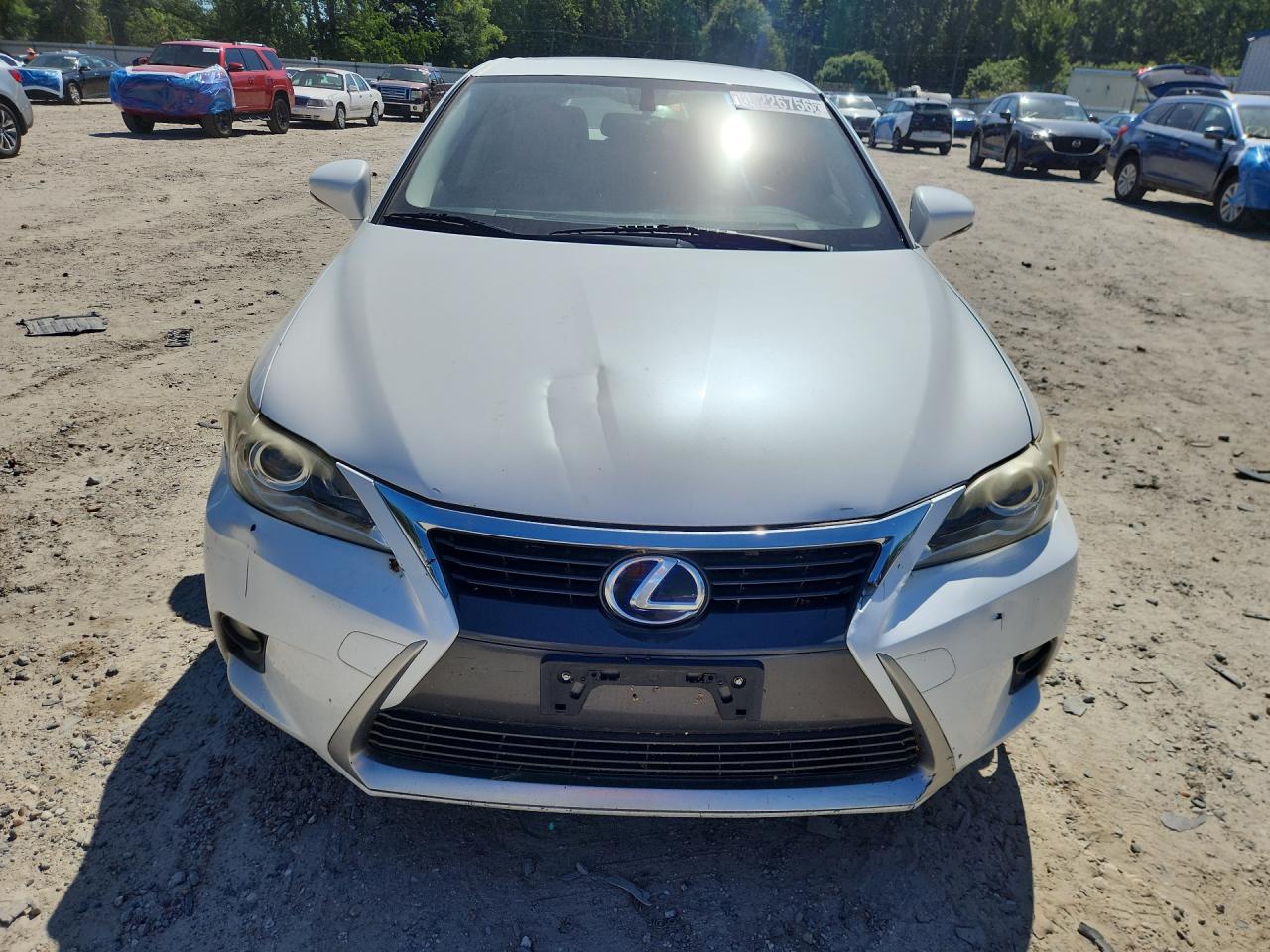 2015 Lexus Ct 200 White vin: JTHKD5BHXF2226054 Damage: Front Bumper Reinforcement, Broken, Replacement Required