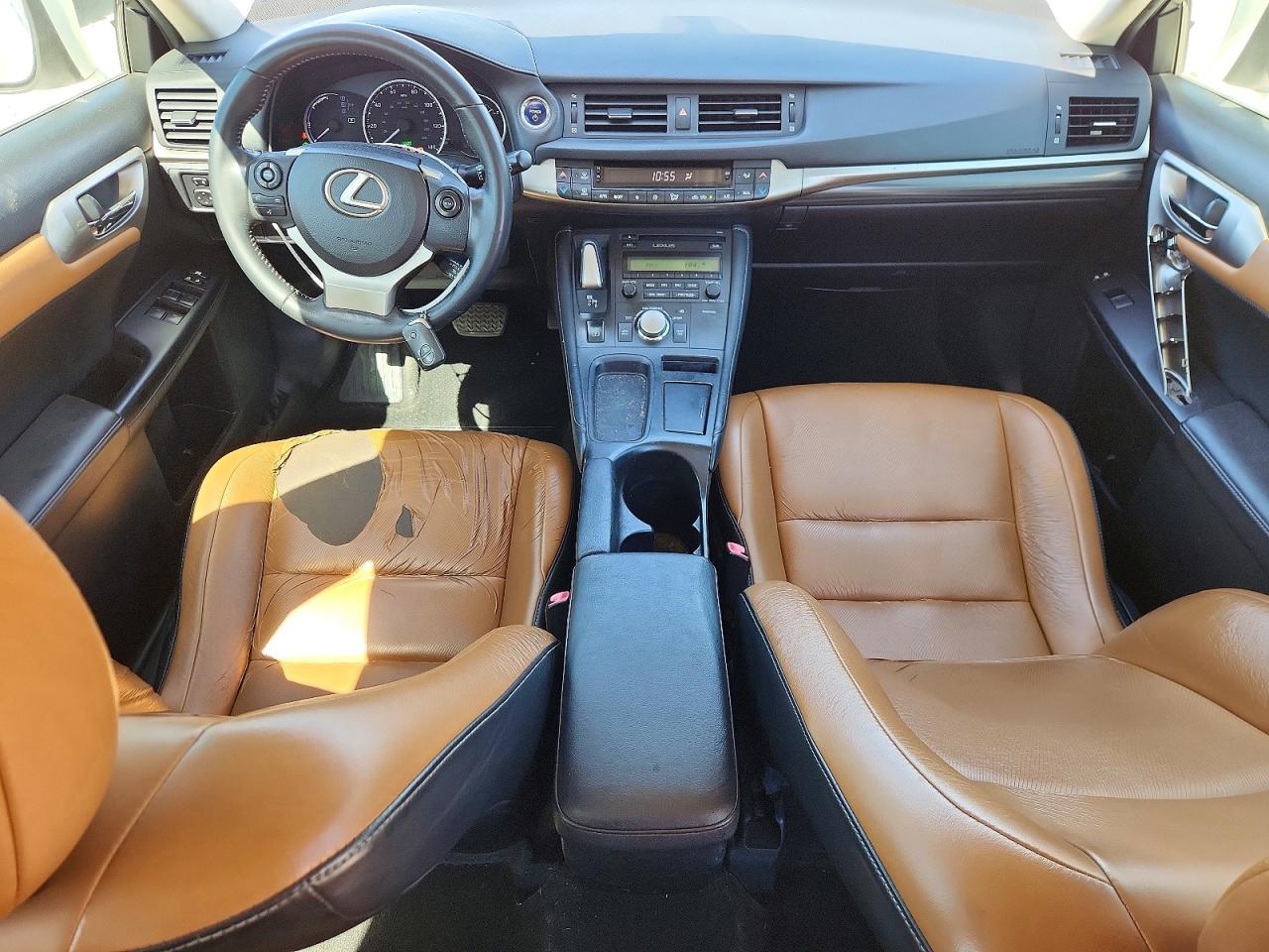 2015 Lexus Ct 200 White vin: JTHKD5BHXF2226054