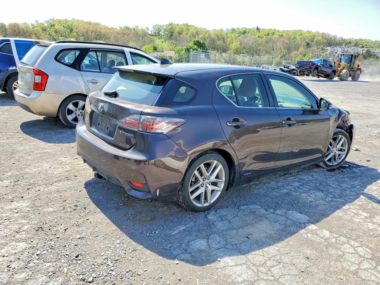 2015 Lexus Ct 200 Brown vin: JTHKD5BHXF2237345