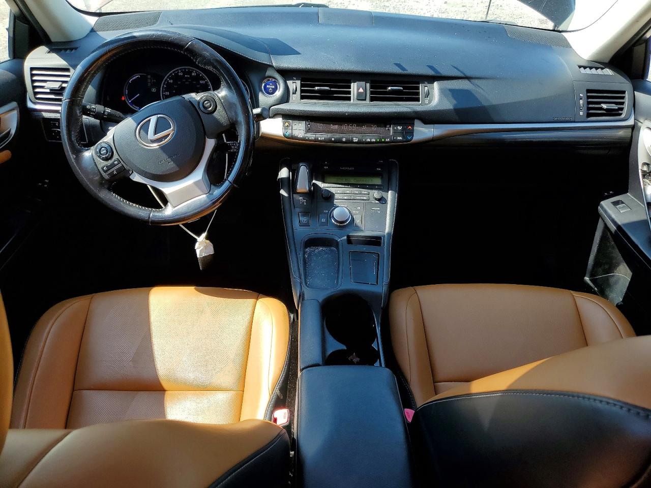 2015 Lexus Ct 200 Brown vin: JTHKD5BHXF2237345