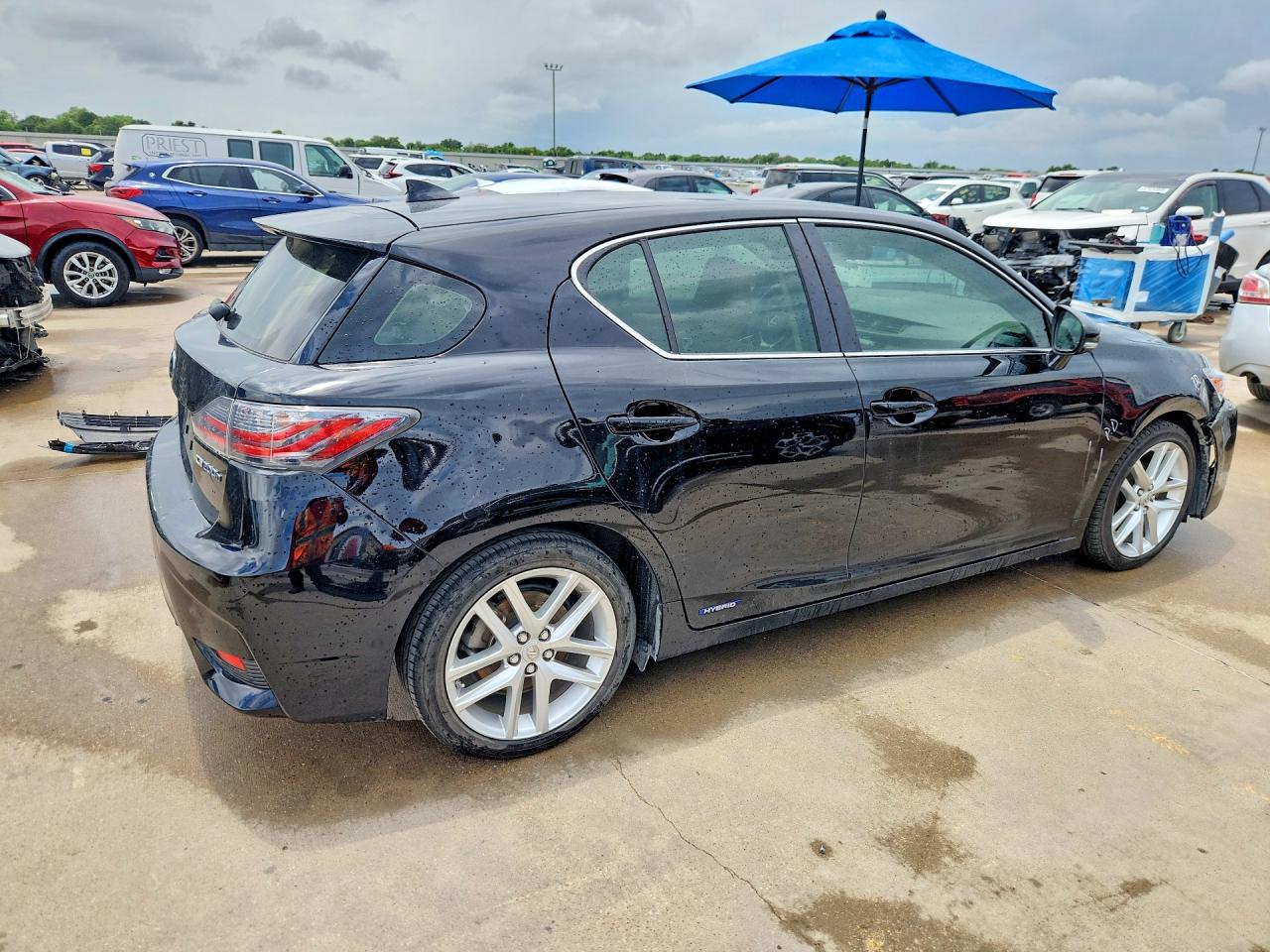 2015 Lexus Ct 200 Black vin: JTHKD5BHXF2250810