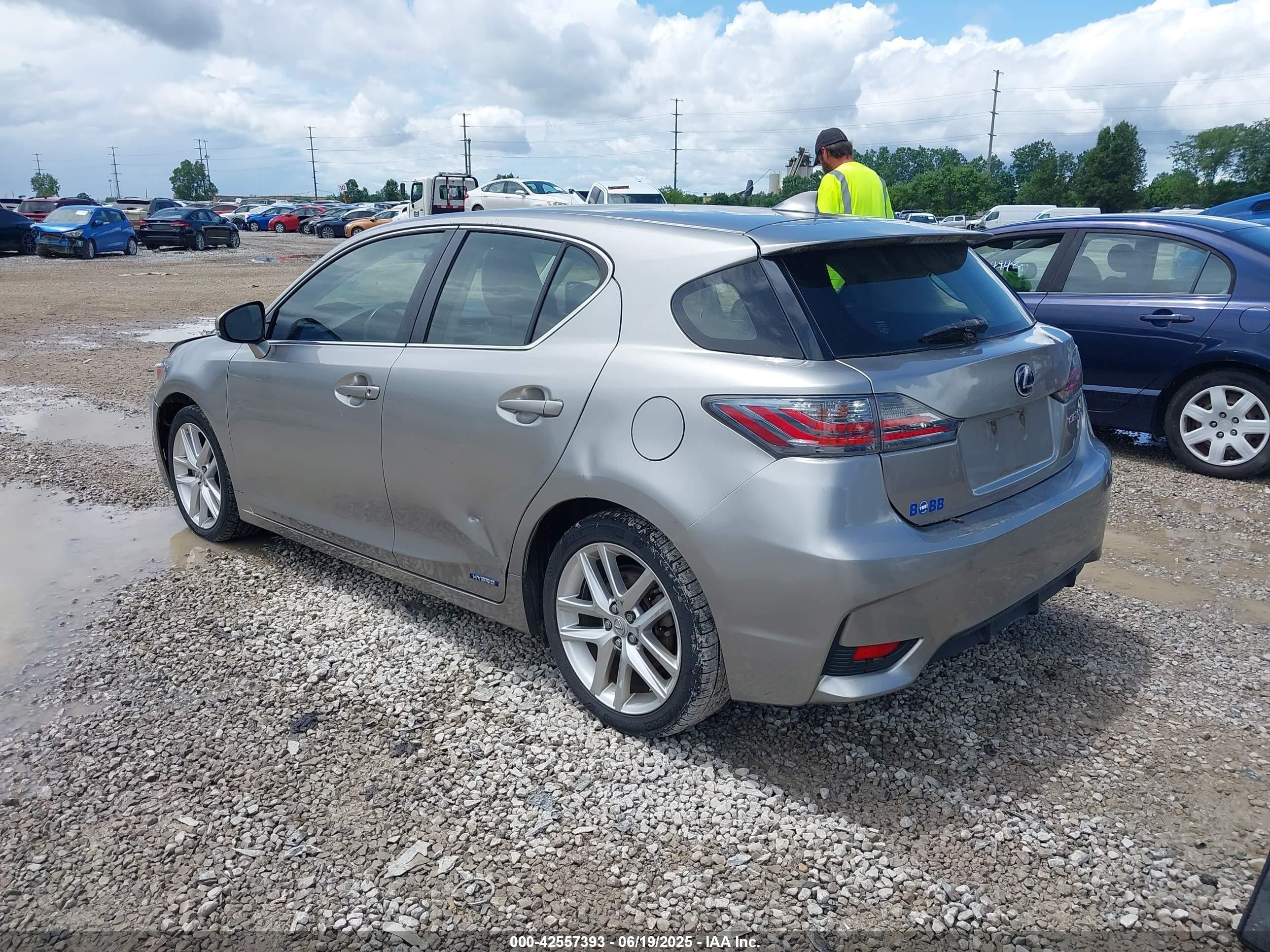 2017 Lexus Ct 200h   Light Blue vin: JTHKD5BHXH2293367