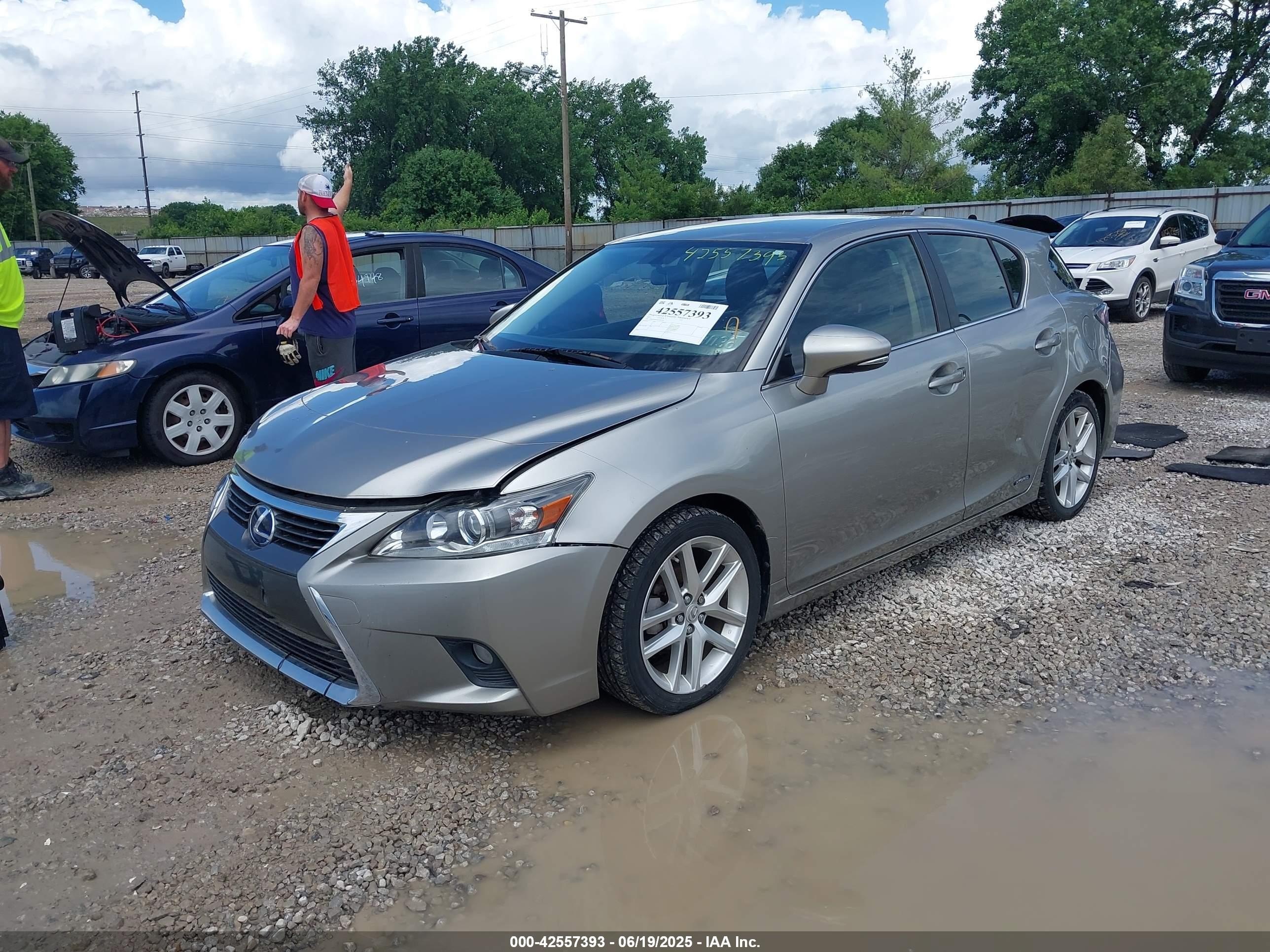 2017 Lexus Ct 200h   Light Blue vin: JTHKD5BHXH2293367