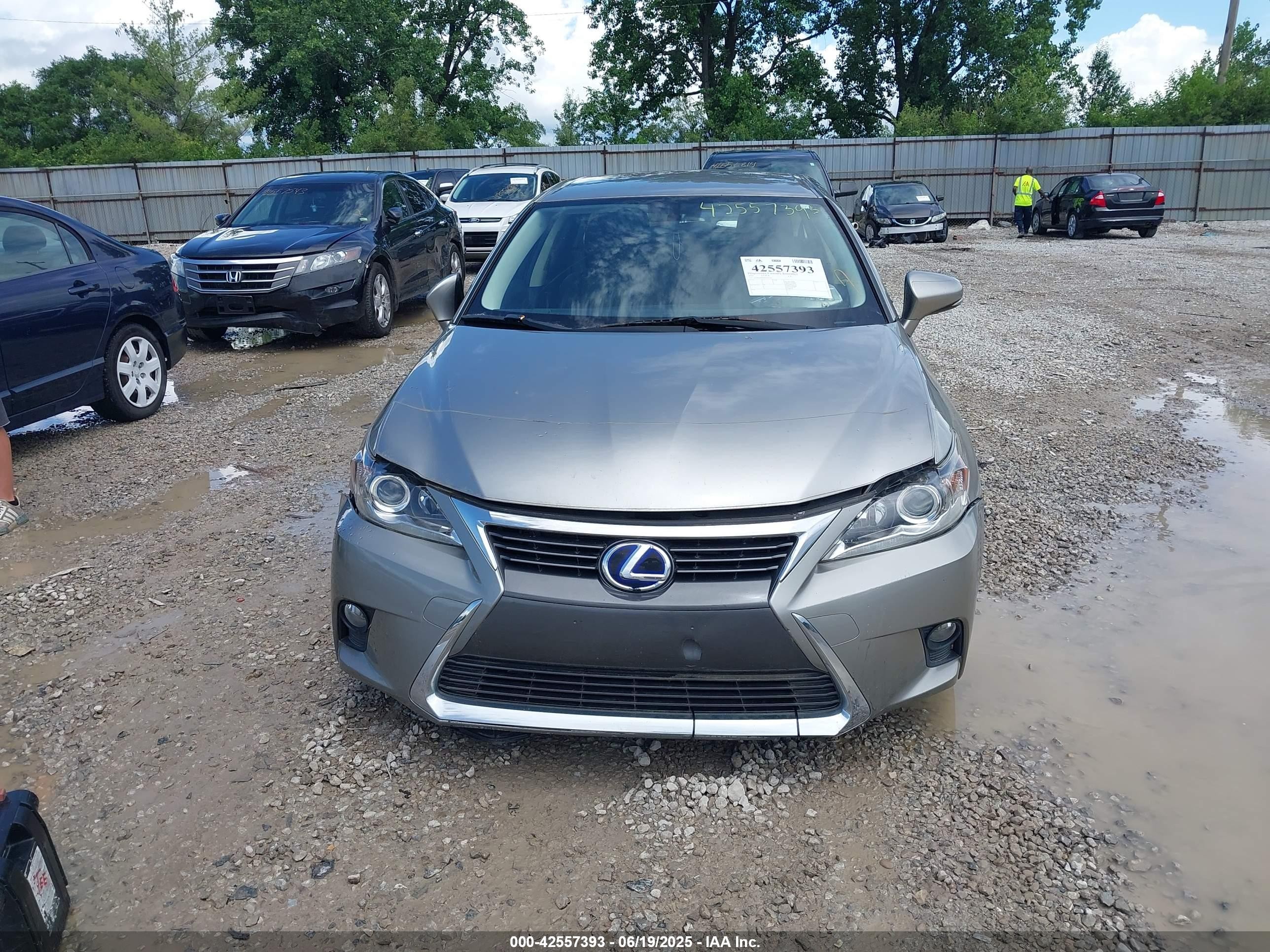 2017 Lexus Ct 200h   Light Blue vin: JTHKD5BHXH2293367