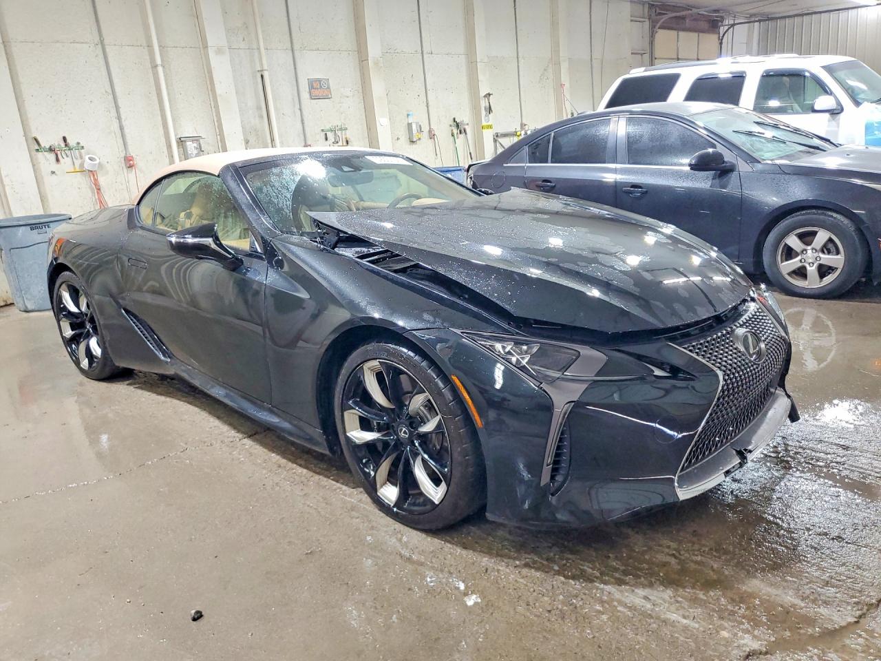 2024 Lexus Lc 500 Black vin: JTHMPAAY5RA110720