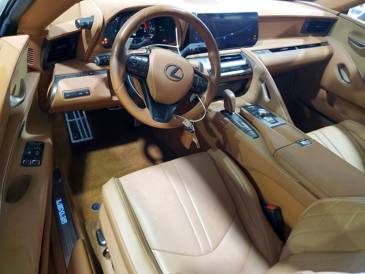 2024 Lexus Lc 500 Black vin: JTHMPAAY5RA110720
